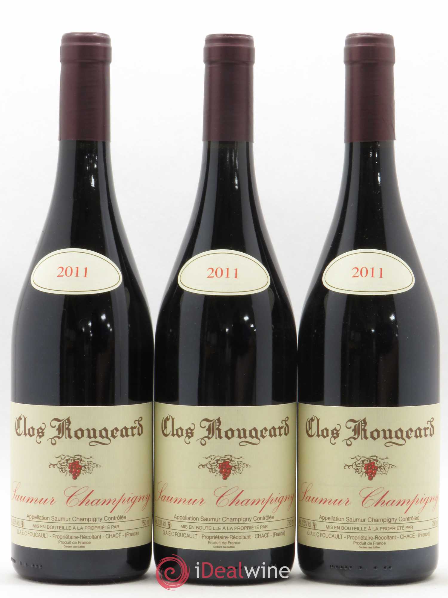 Saumur-Champigny Clos Rougeard 2011 - Posten von 3 Flaschen - 0