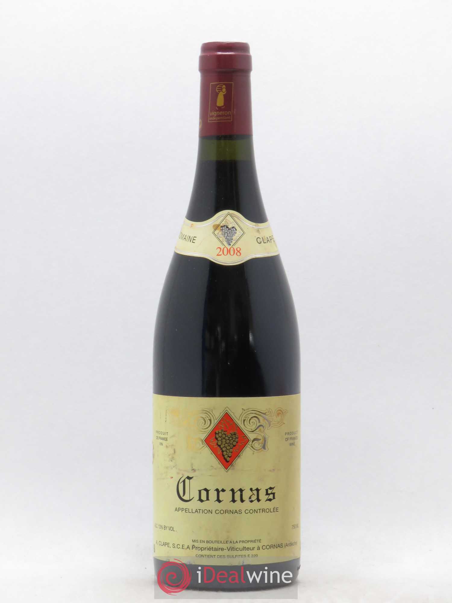 Cornas Auguste Clape 2008 - Lot de 1 bouteille - 0