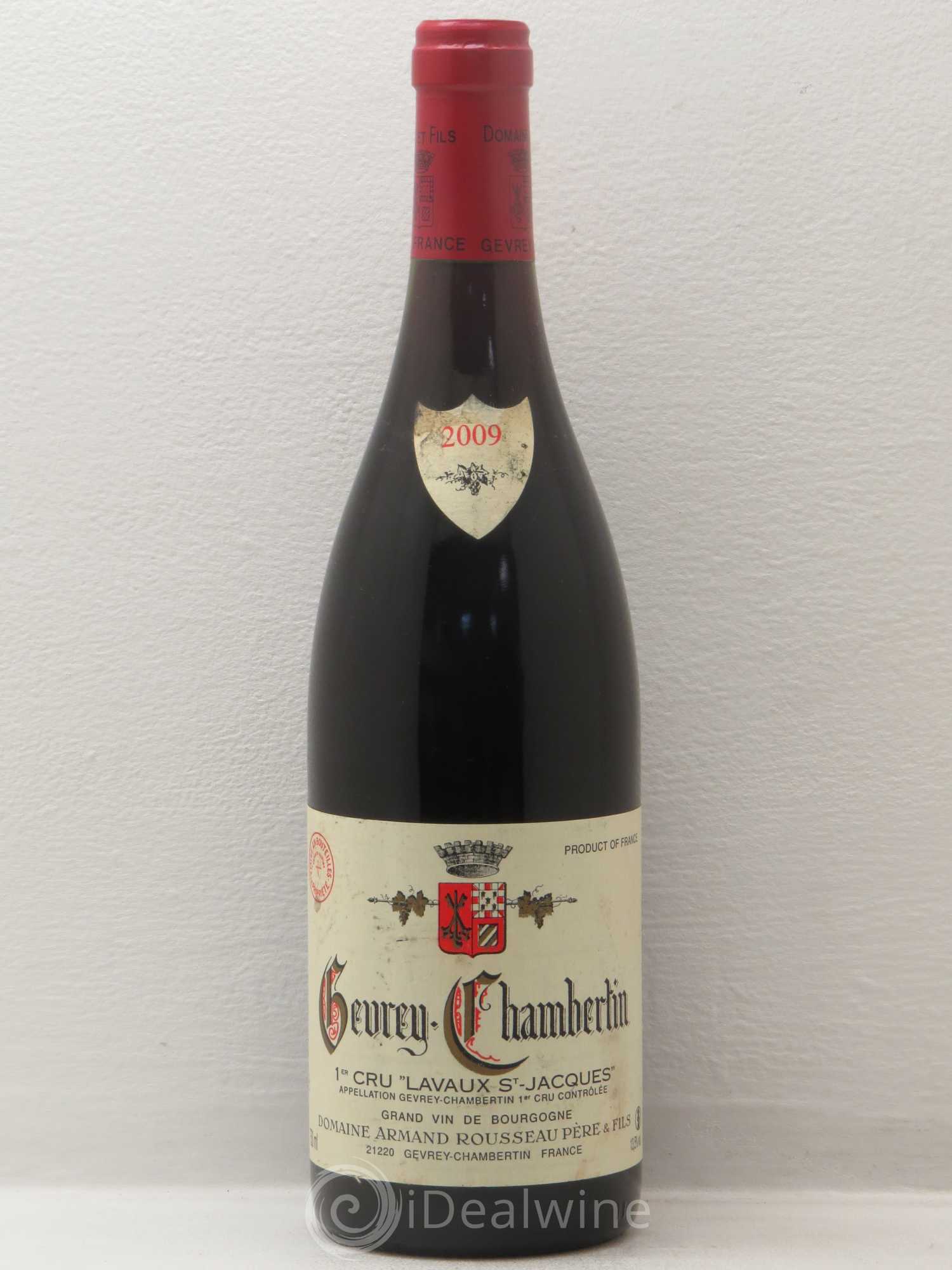 Gevrey-Chambertin 1er Cru Lavaux Saint Jacques Armand Rousseau (Domaine) 2009 - Lot de 1 bouteille - 0