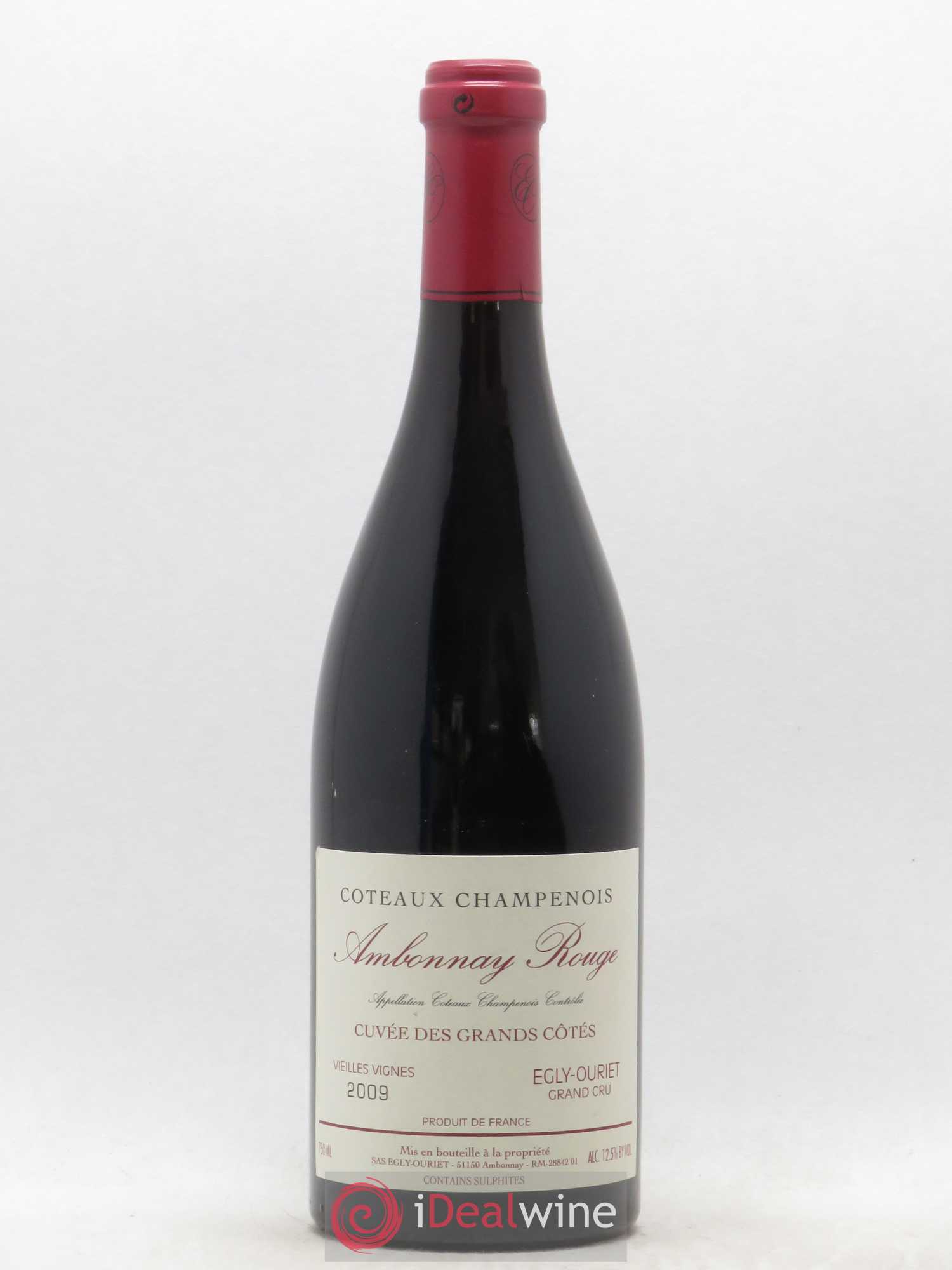 Ambonnay Cuvée des Grands Côtés VV Grand Cru Egly-Ouriet 2009 - Lot de 1 bouteille - 0