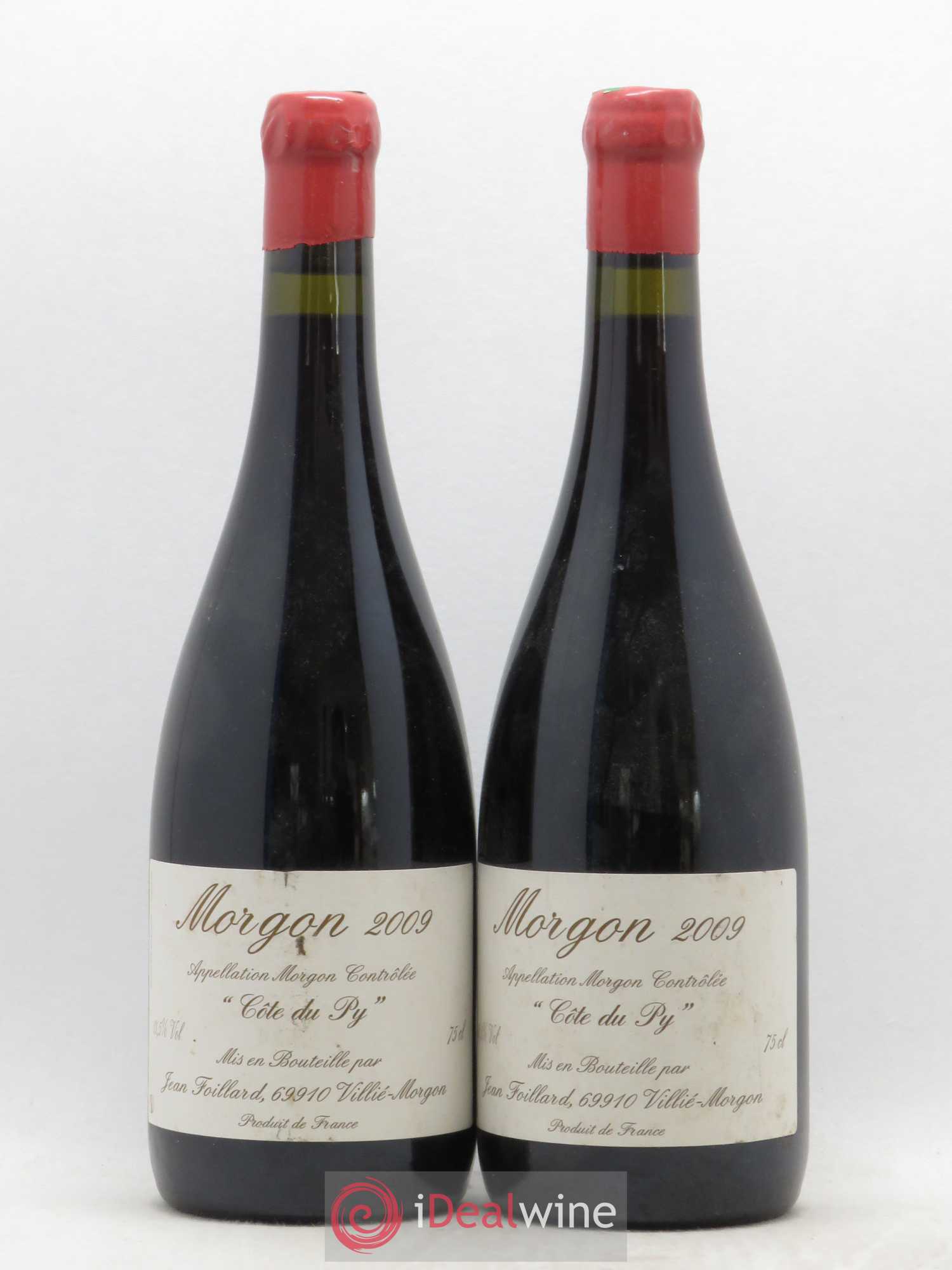 Morgon Côte du Py Jean Foillard 2009 - Lot de 2 bouteilles - 0