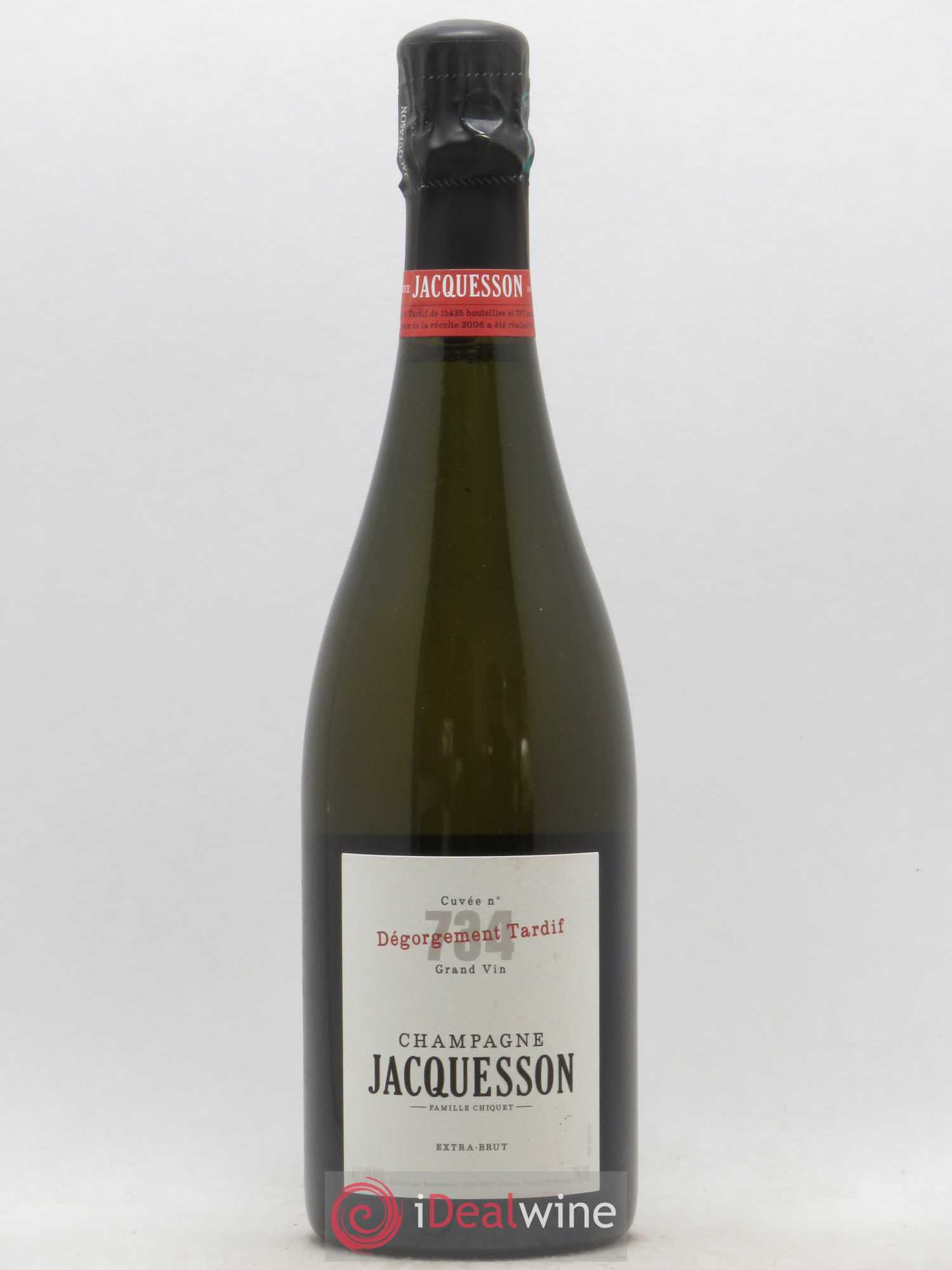 Cuvée 734 DT (Dégorgement Tardif) Jacquesson - Lot de 1 bouteille - 0