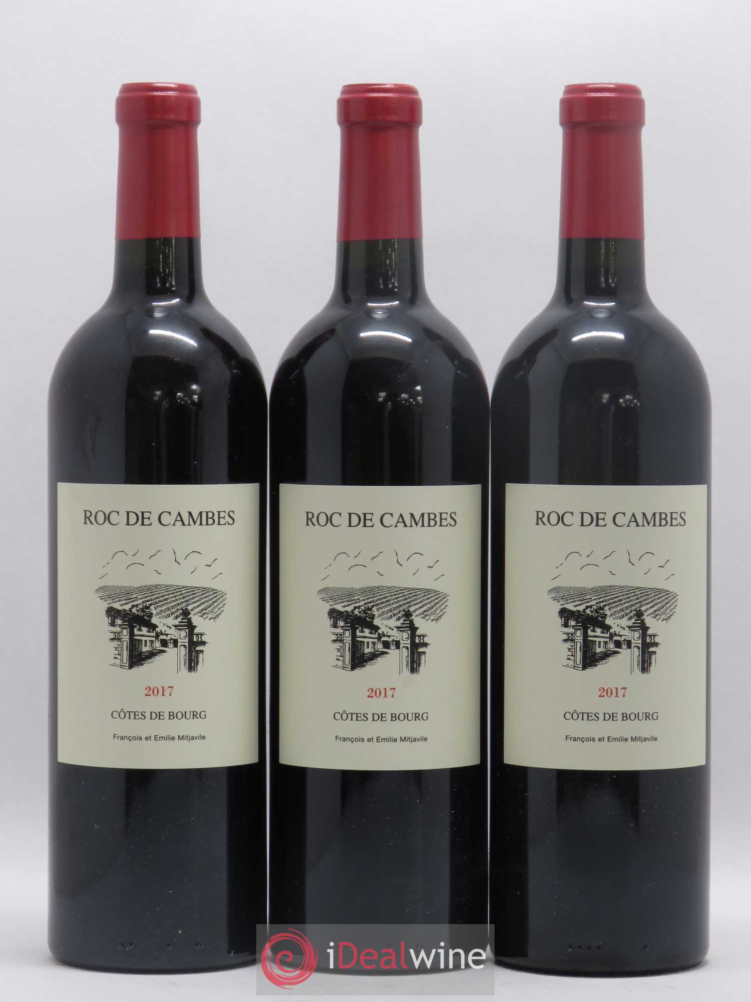 Roc de Cambes 2017 - Lot of 3 bottles - 0