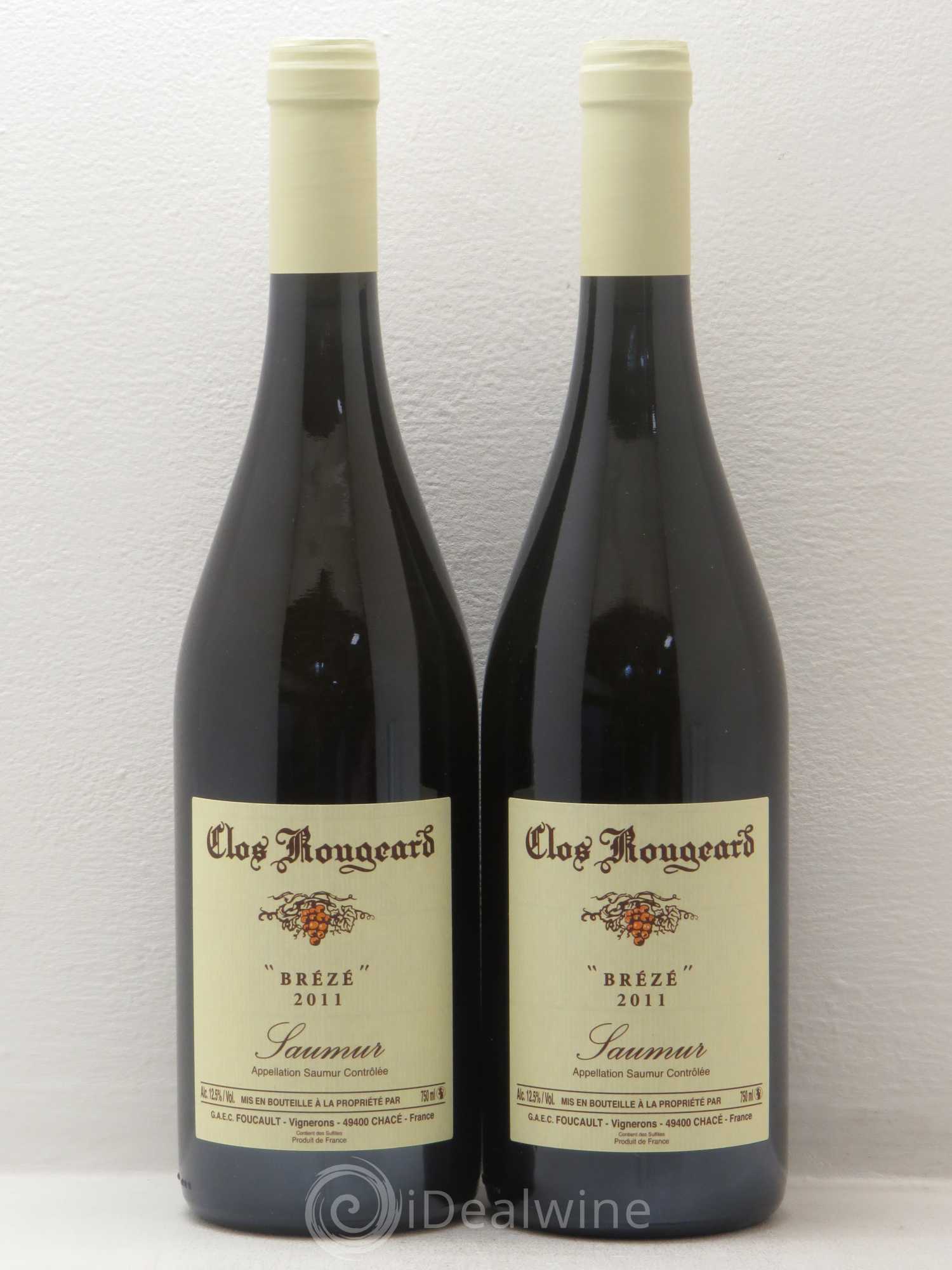 Saumur Brézé Clos Rougeard 2011 - Posten von 2 Flaschen - 0