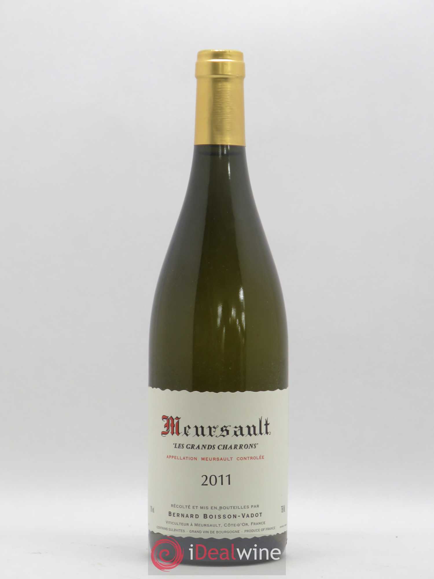 Meursault Les Grands Charrons Boisson-Vadot (Domaine) 2011 - Lot de 1 bouteille - 0