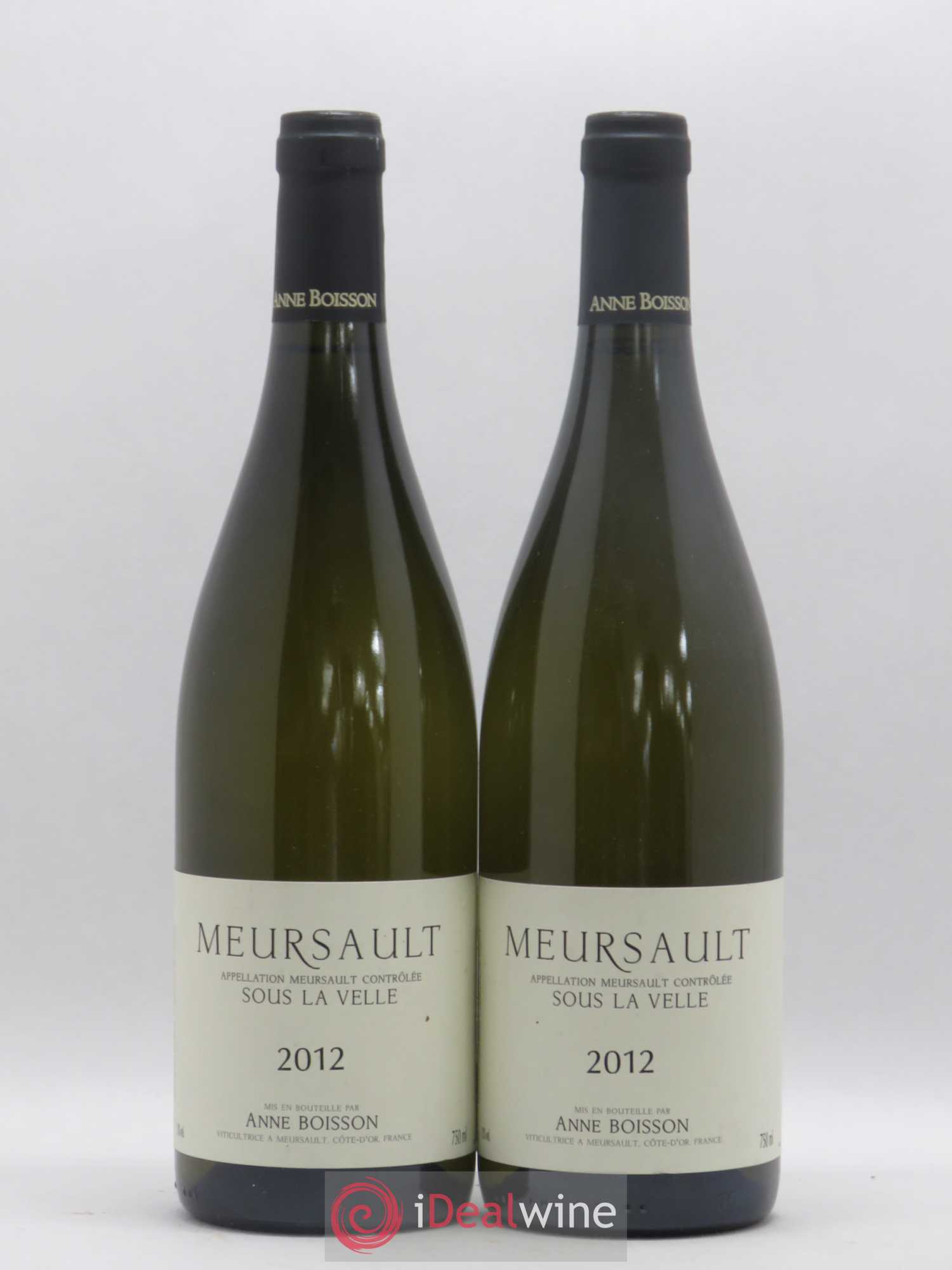Meursault Sous la Velle Anne Boisson 2012 - Lot de 2 bouteilles - 0