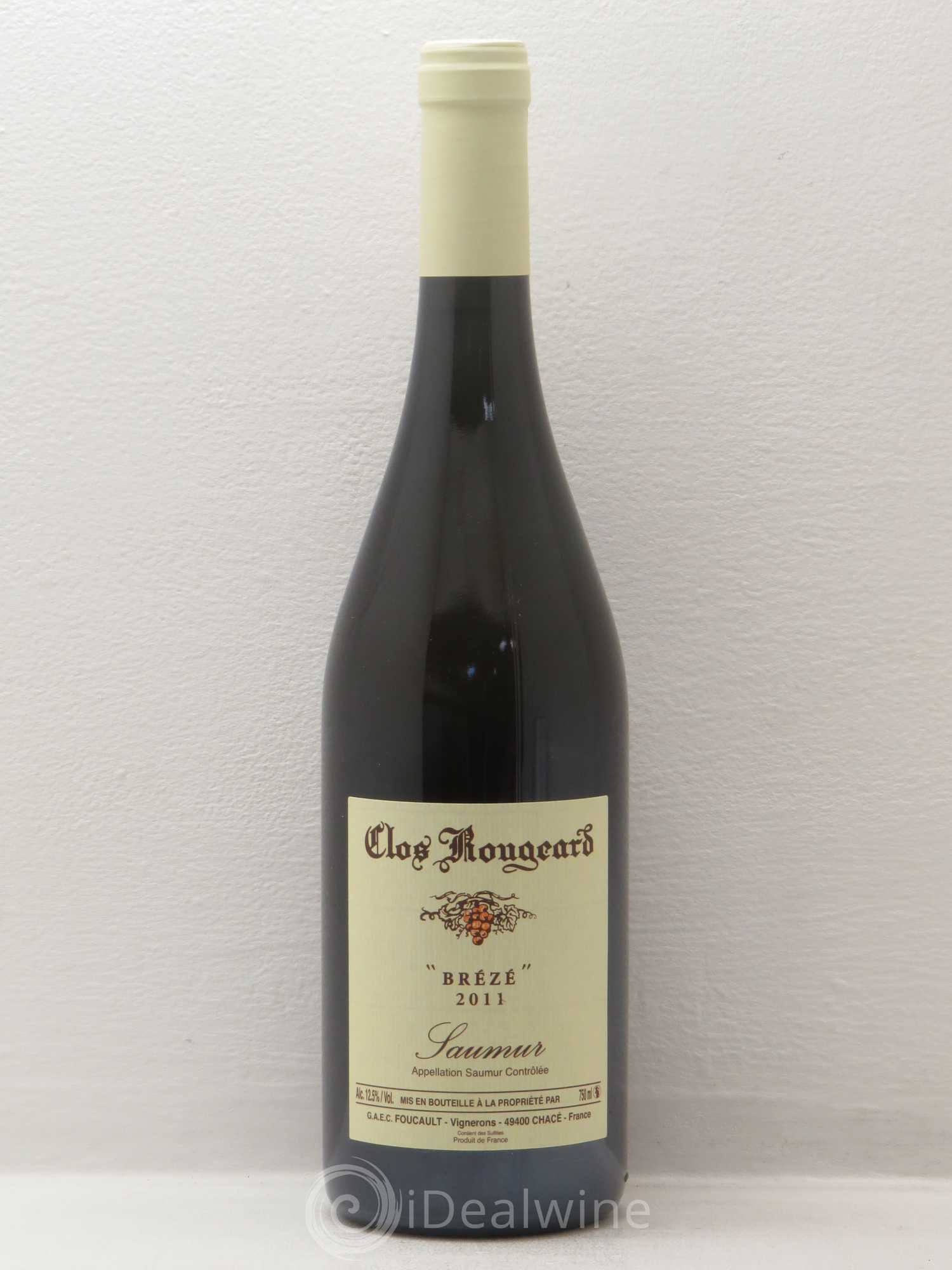 Saumur Brézé Clos Rougeard 2011 - Posten von 1 Flasche - 0