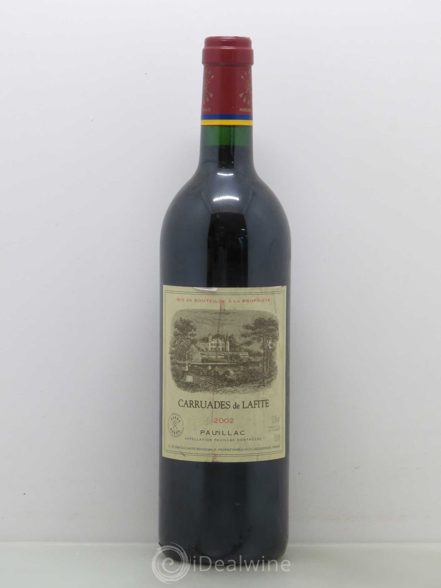 Carruades de Lafite Rothschild Second Vin 2002 - Lot de 1 bouteille - 0