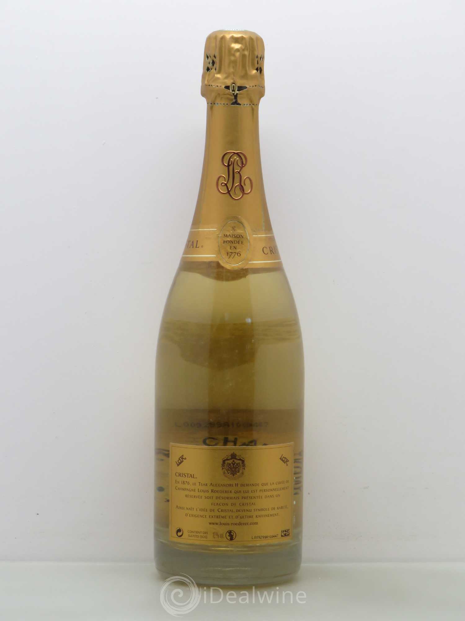 Cristal Louis Roederer 2005 - Lot de 1 bouteille - 1