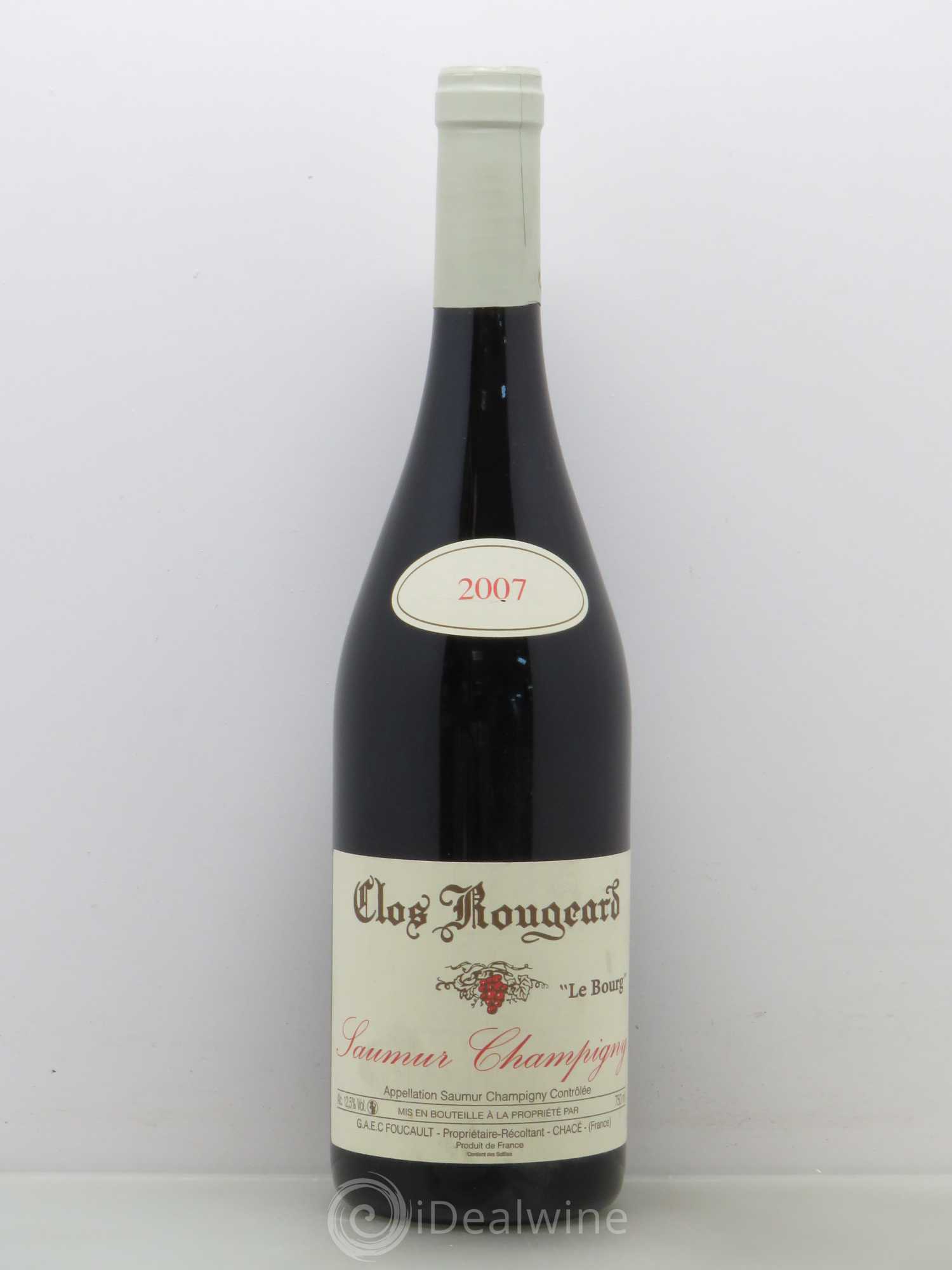 Saumur-Champigny Le Bourg Clos Rougeard 2007 - Lot de 1 bouteille - 0