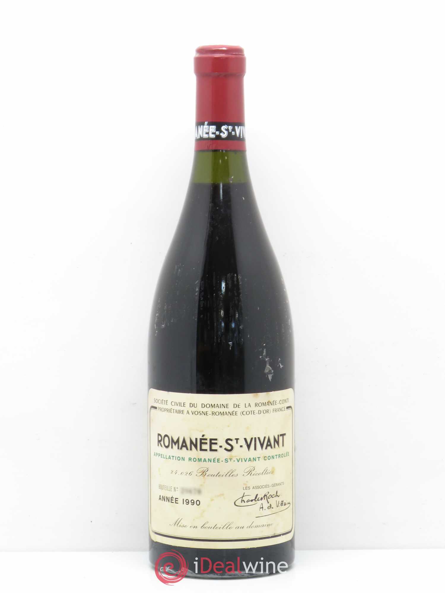 Romanée-Saint-Vivant Grand Cru Domaine de la Romanée-Conti 1990 - Lot de 1 bouteille - 0