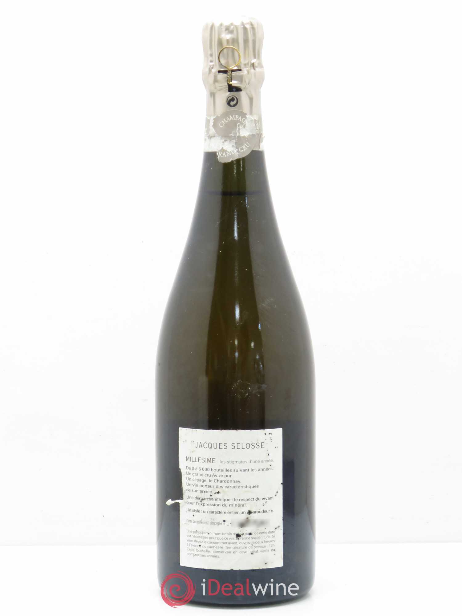 Champagne Jacques Selosse 1999 - Lot de 1 bouteille - 1