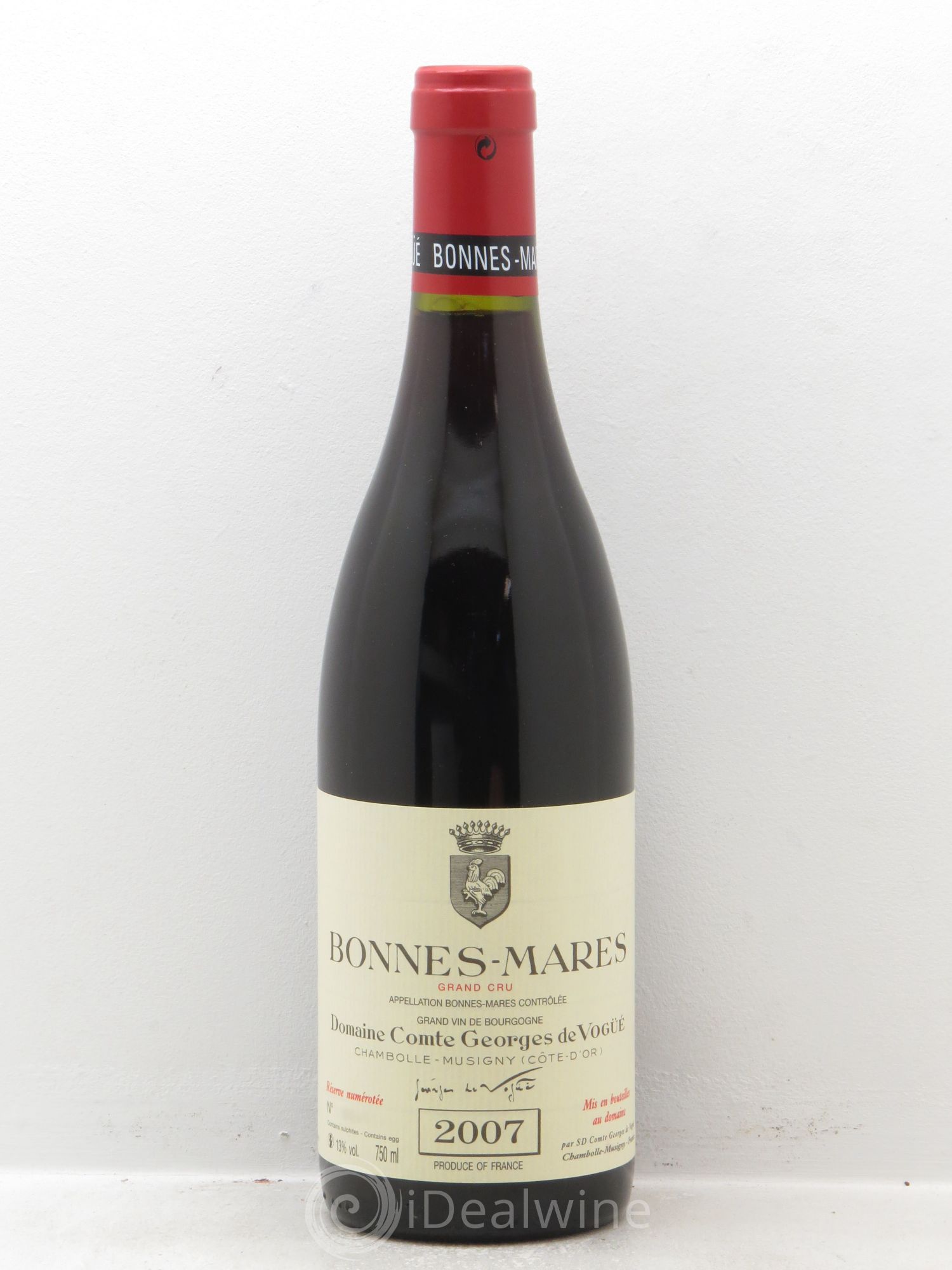 Bonnes-Mares Grand Cru Comte Georges de Vogüé 2007 - Lot de 1 bouteille - 0