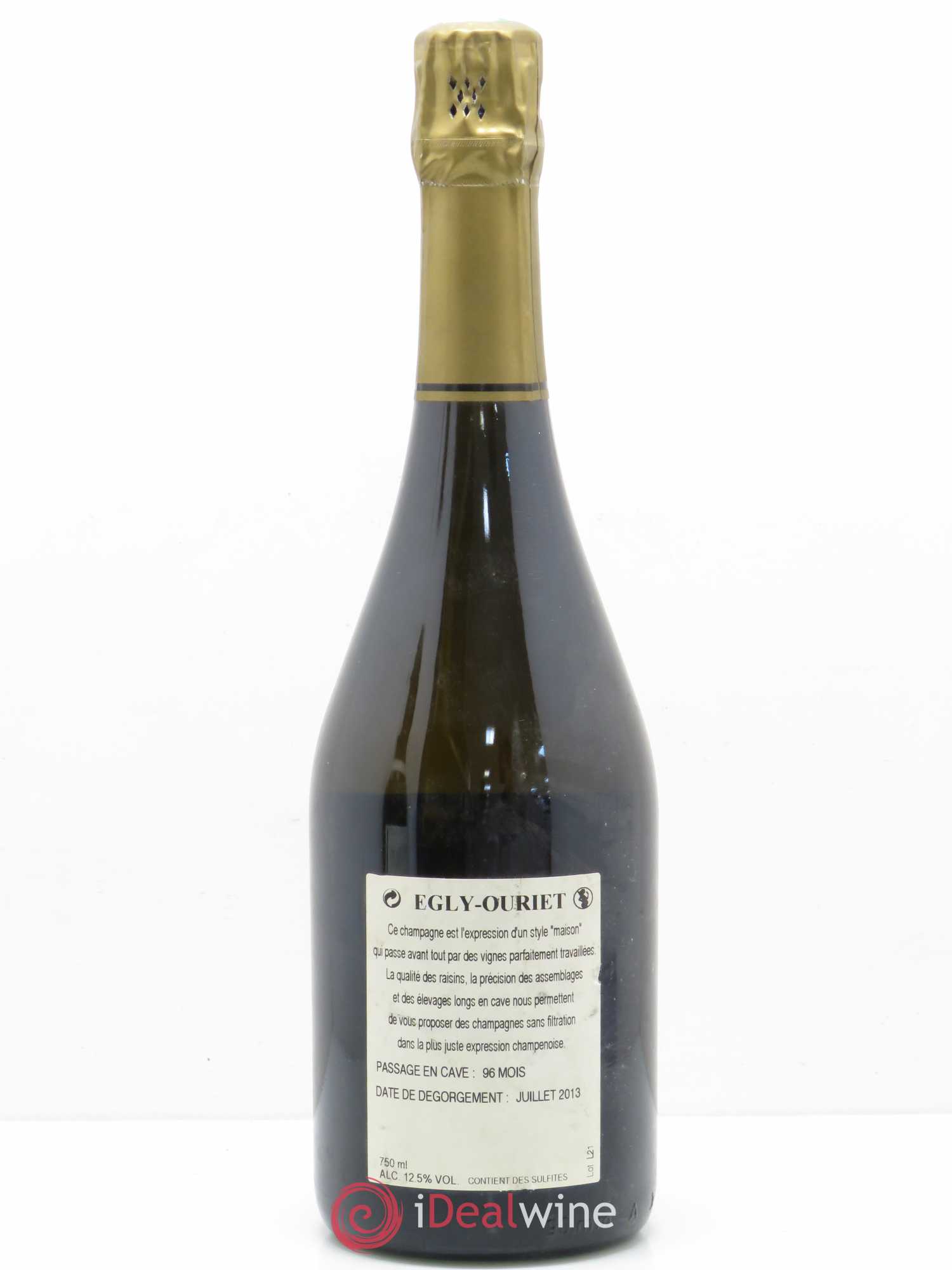 Grand Cru Brut Egly-Ouriet 2004 - Lot de 1 bouteille - 1