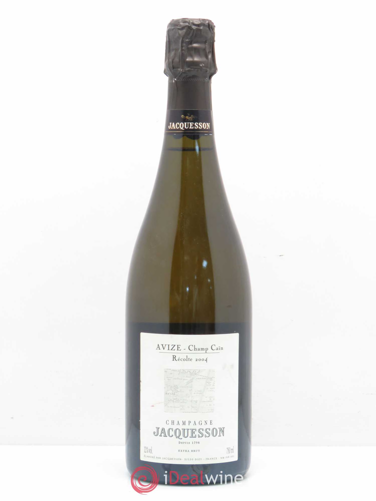 Avize Champ Caïn Extra-Brut Jacquesson 2004 - Lot de 1 bouteille - 0