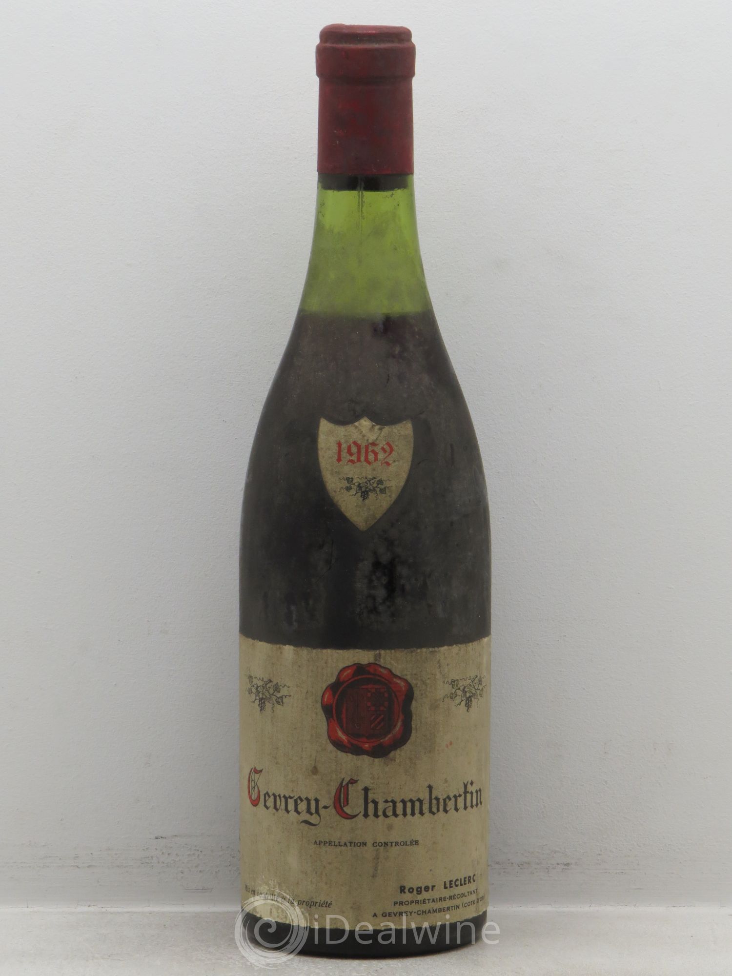 Gevrey-Chambertin Roger Leclerc 1962 - Lot de 1 bouteille - 0
