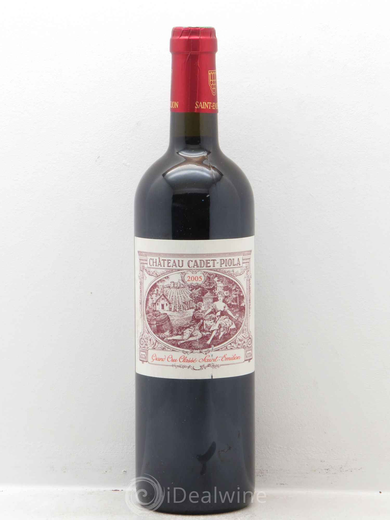 Château Cadet Piola Grand Cru Classé 2005 - Lot de 1 bouteille - 0