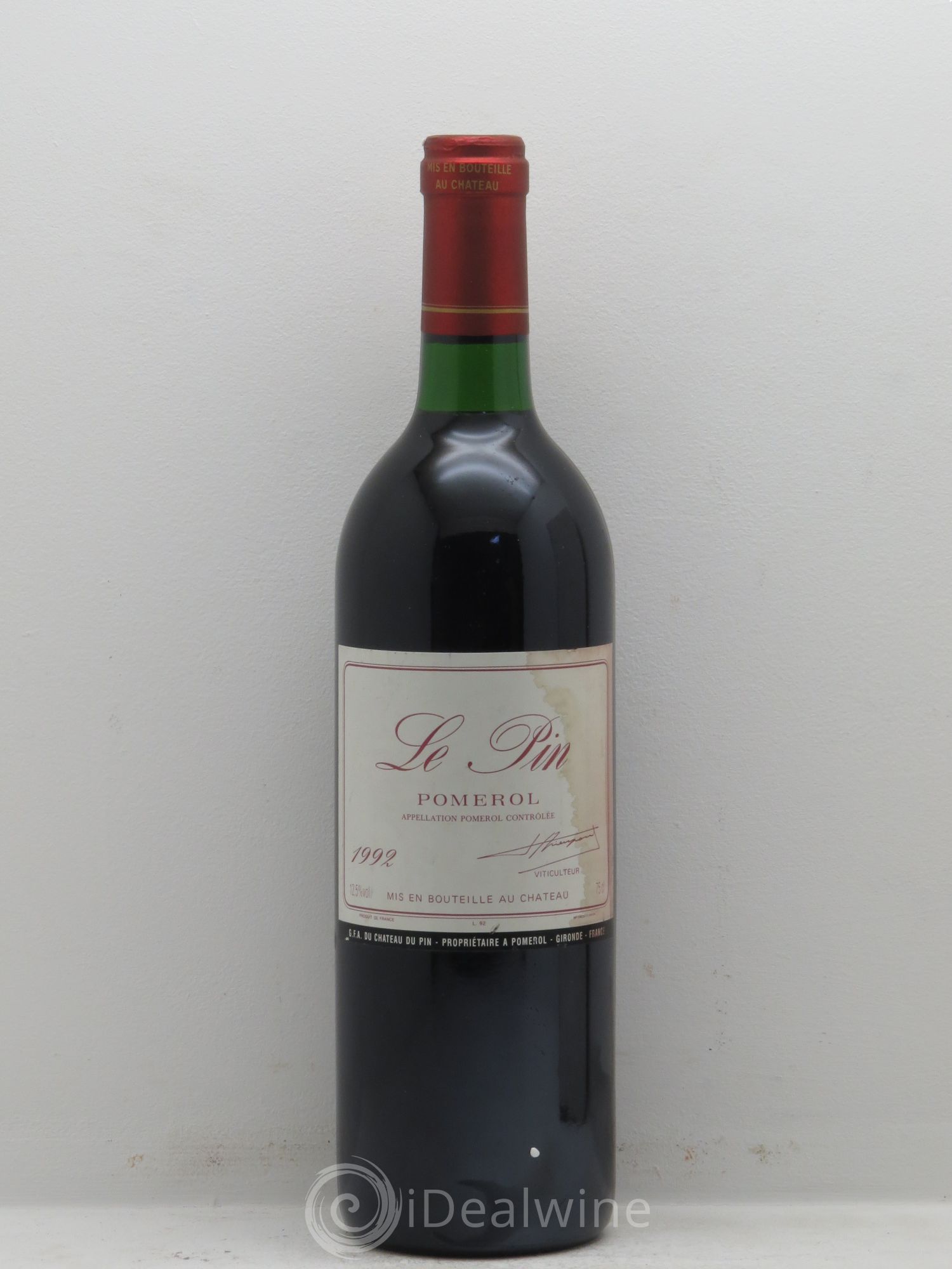 Château Le Pin 1992 - Lot de 1 bouteille - 0