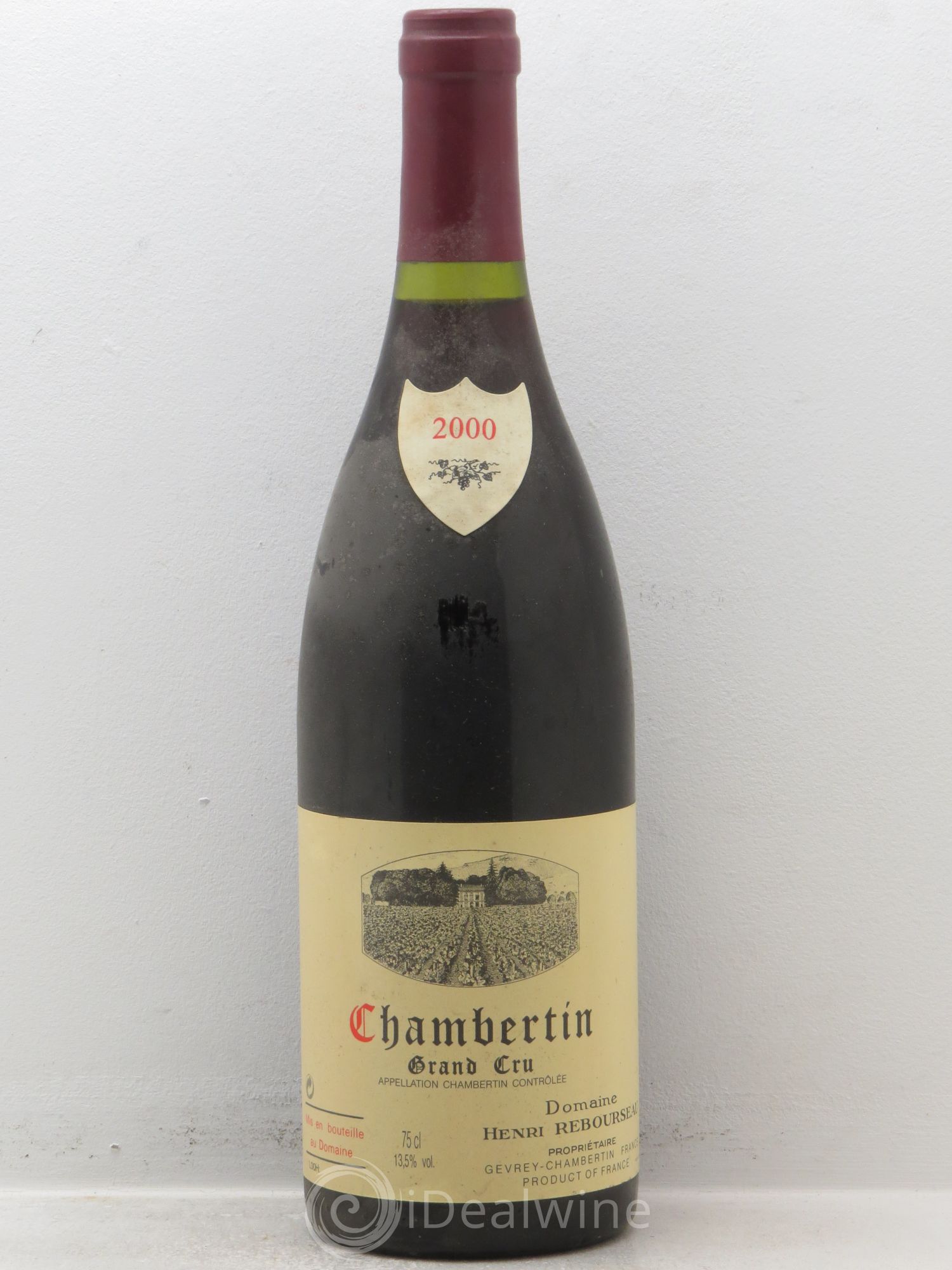 Chambertin Grand Cru Henri Rebourseau 2000 - Lot de 1 bouteille - 0