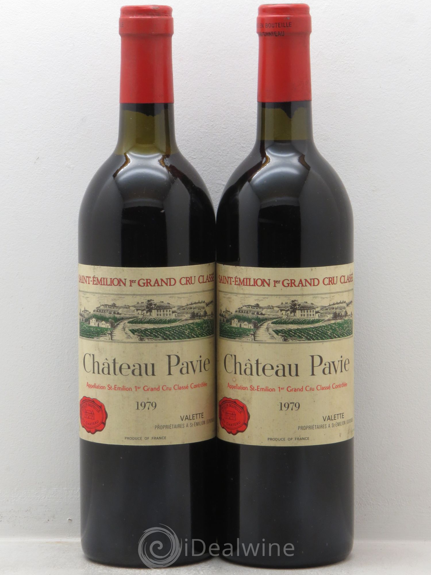 Château Pavie 1er Grand Cru Classé A 1979 - Lot de 2 bouteilles - 0