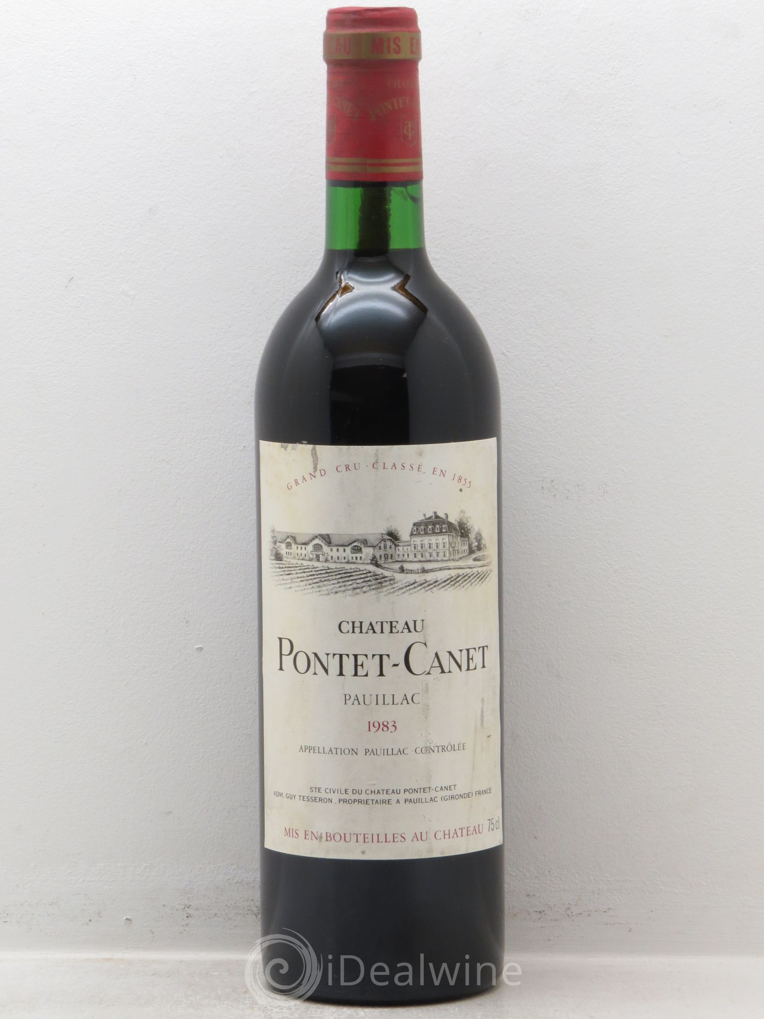 Château Pontet Canet 5ème Grand Cru Classé 1983 - Lot de 1 bouteille - 0