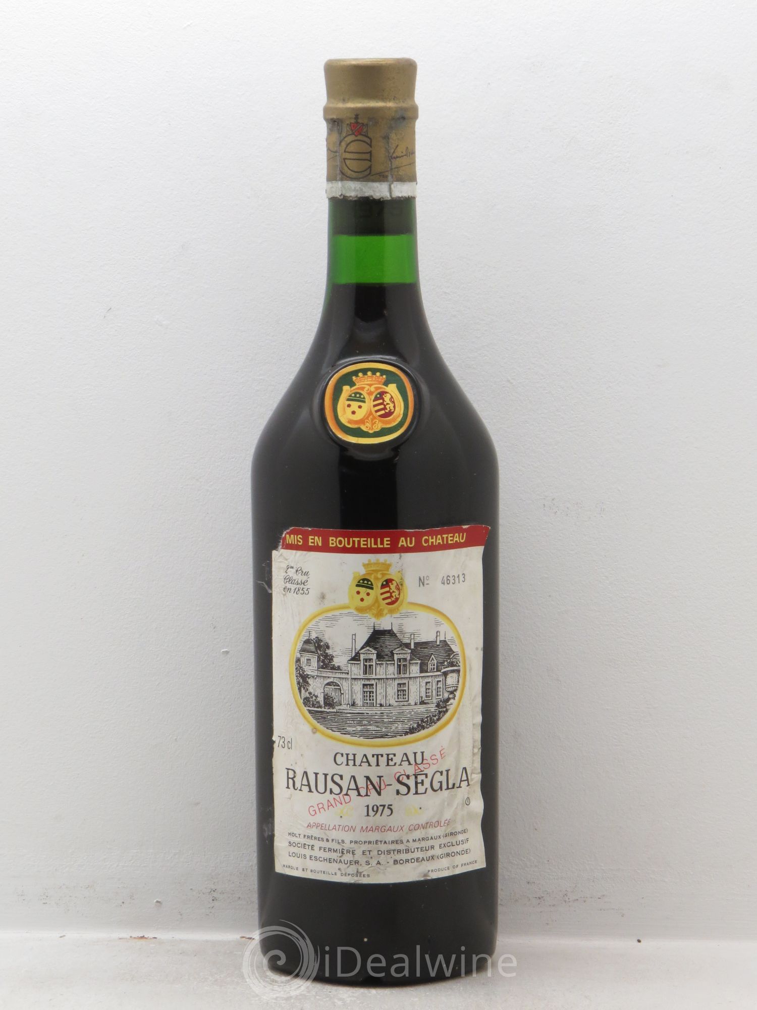 Château Rauzan Ségla Grand Cru Classé 1975 - Lot de 1 bouteille - 0