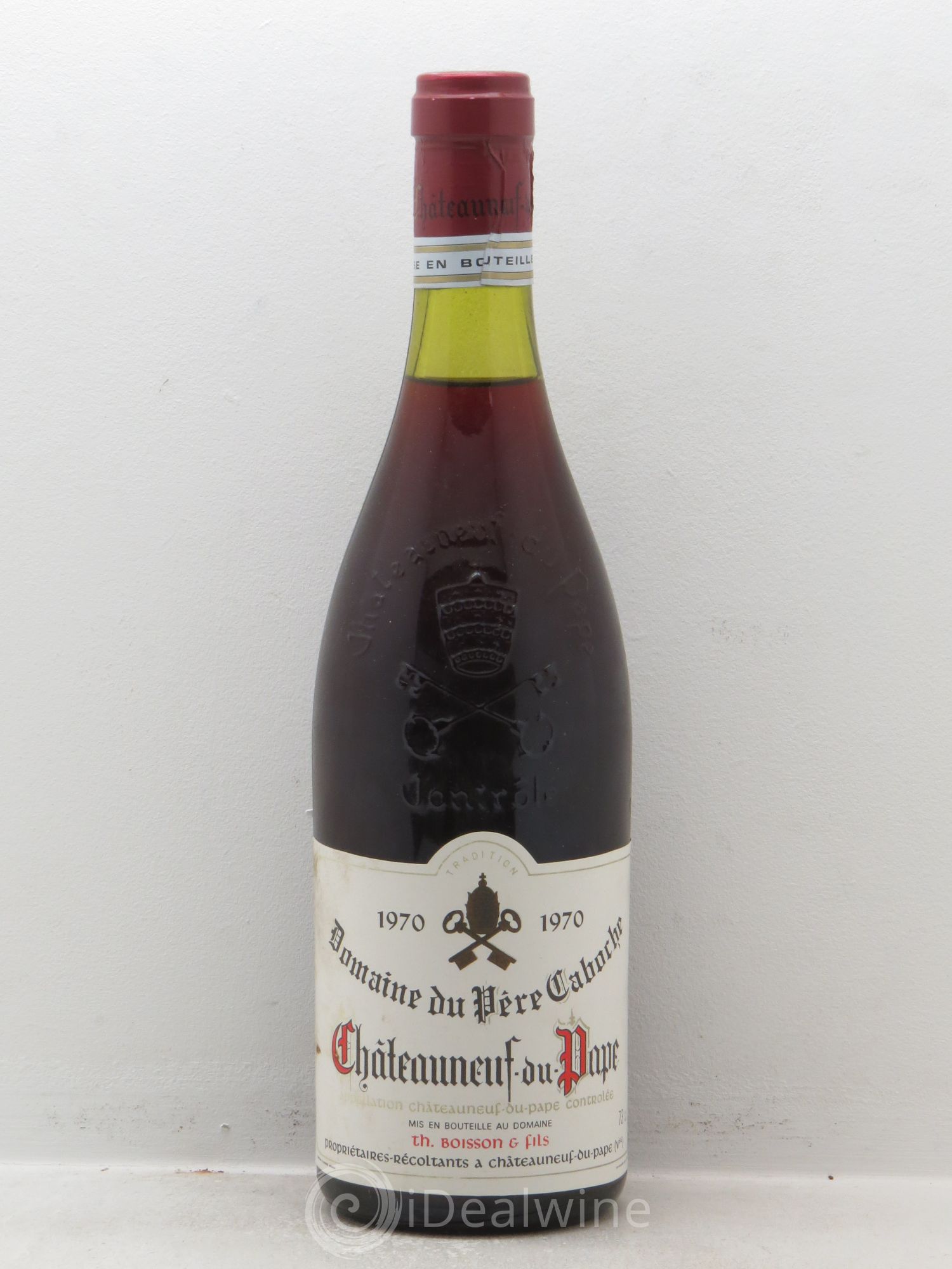 Châteauneuf-du-Pape Père Caboche 1970 - Lot de 1 bouteille - 0