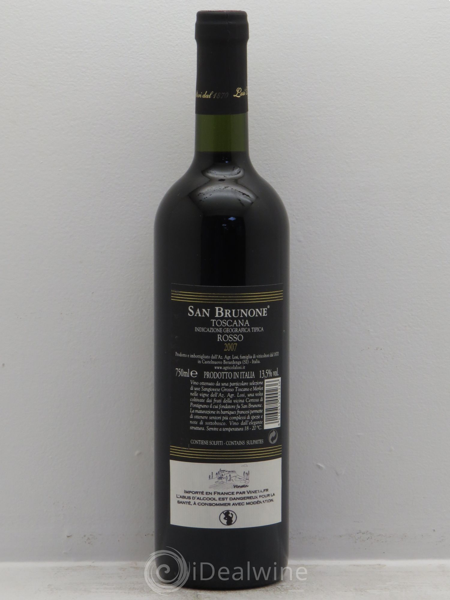 Toscana IGT Toscana San Brunone 2007 - Posten von 1 Flasche - 1