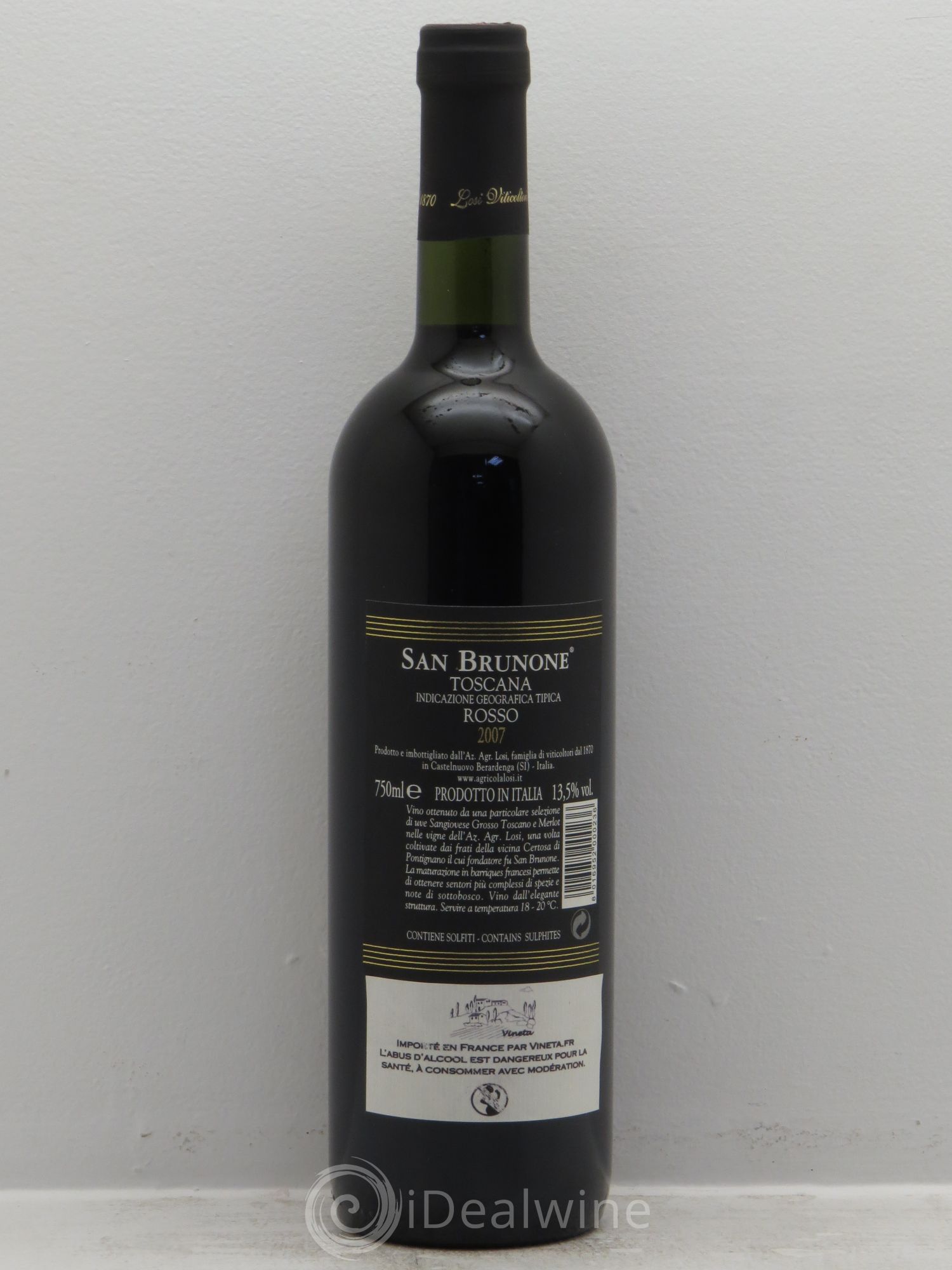 Toscana IGT Toscana San Brunone 2007 - Posten von 1 Flasche - 1