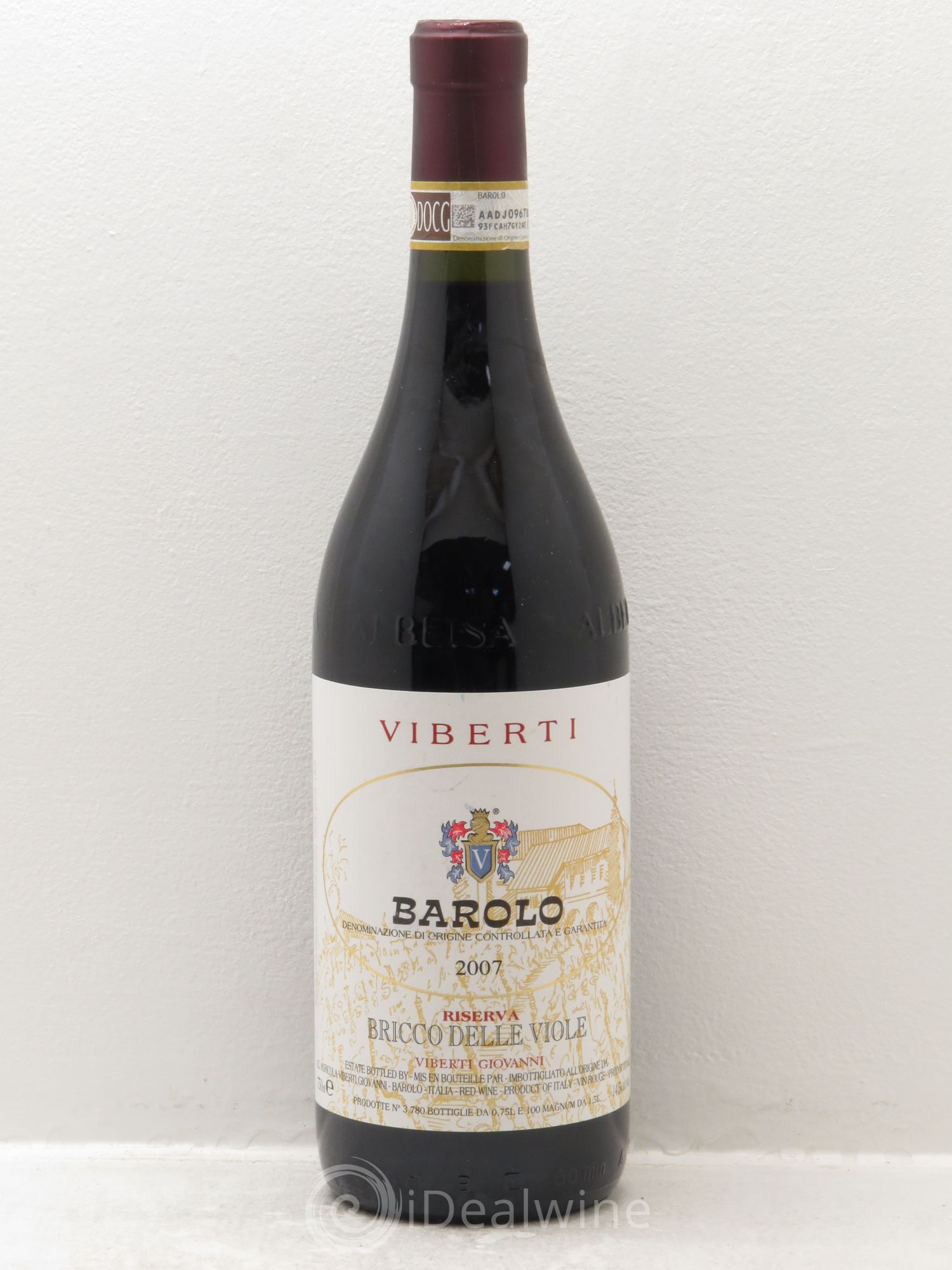 Barolo Riserva Bricco delle Viole Viberti 2007 - Posten von 1 Flasche - 0
