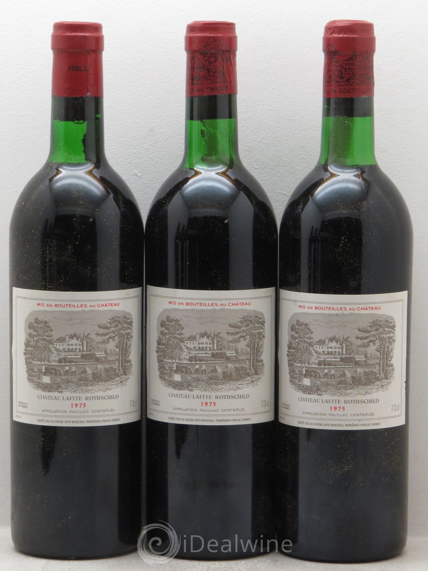 Château Lafite Rothschild 1er Grand Cru Classé 1975 - Lot de 12 bouteilles - 2