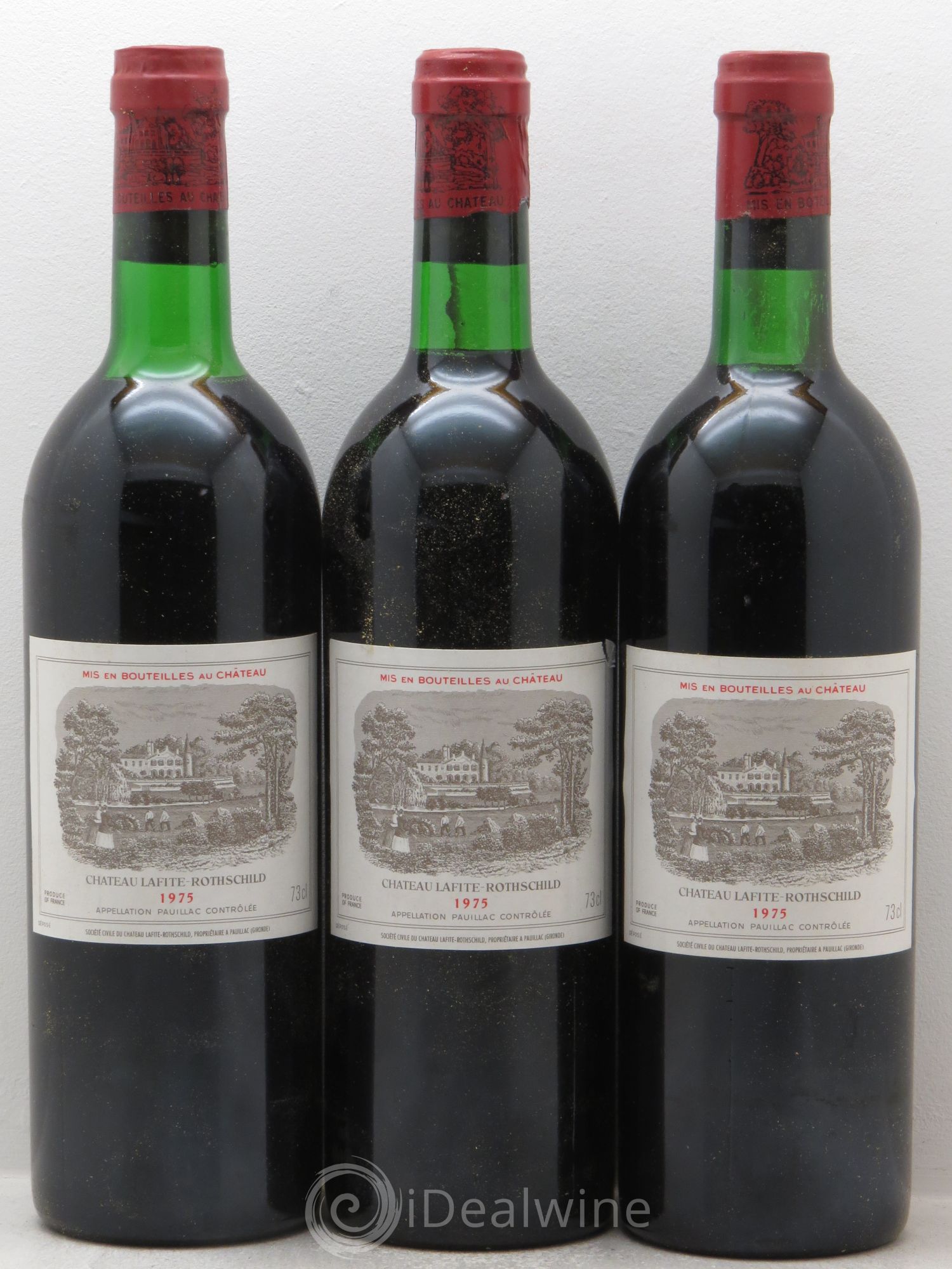 Château Lafite Rothschild 1er Grand Cru Classé 1975 - Lot de 12 bouteilles - 4