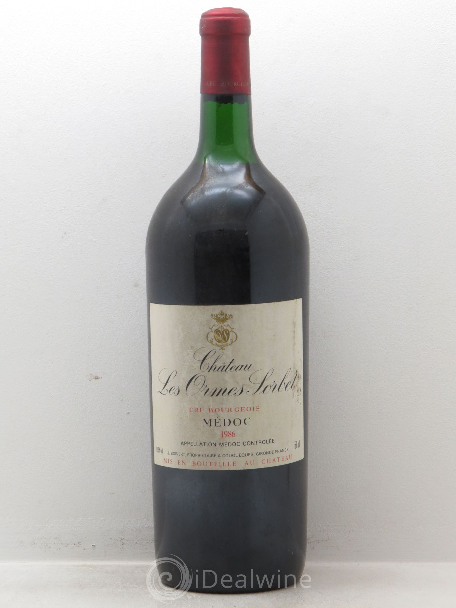 Château les Ormes Sorbet Cru Bourgeois 1986 - Lot de 1 magnum - 0