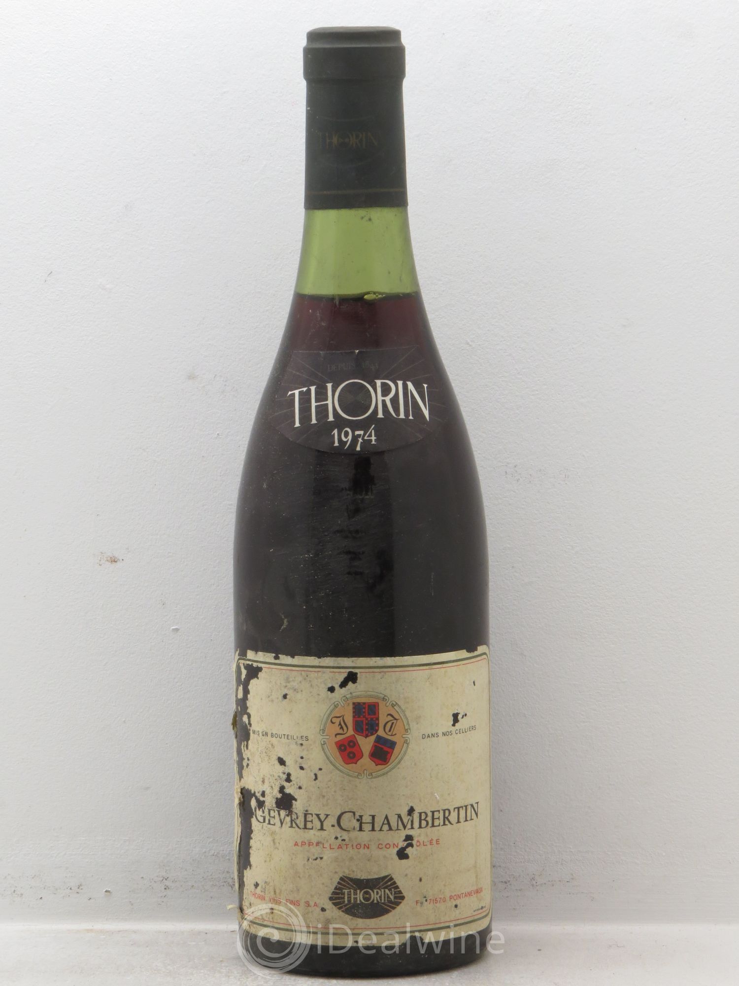 Gevrey-Chambertin Thorin 1974 - Lot de 1 bouteille - 0