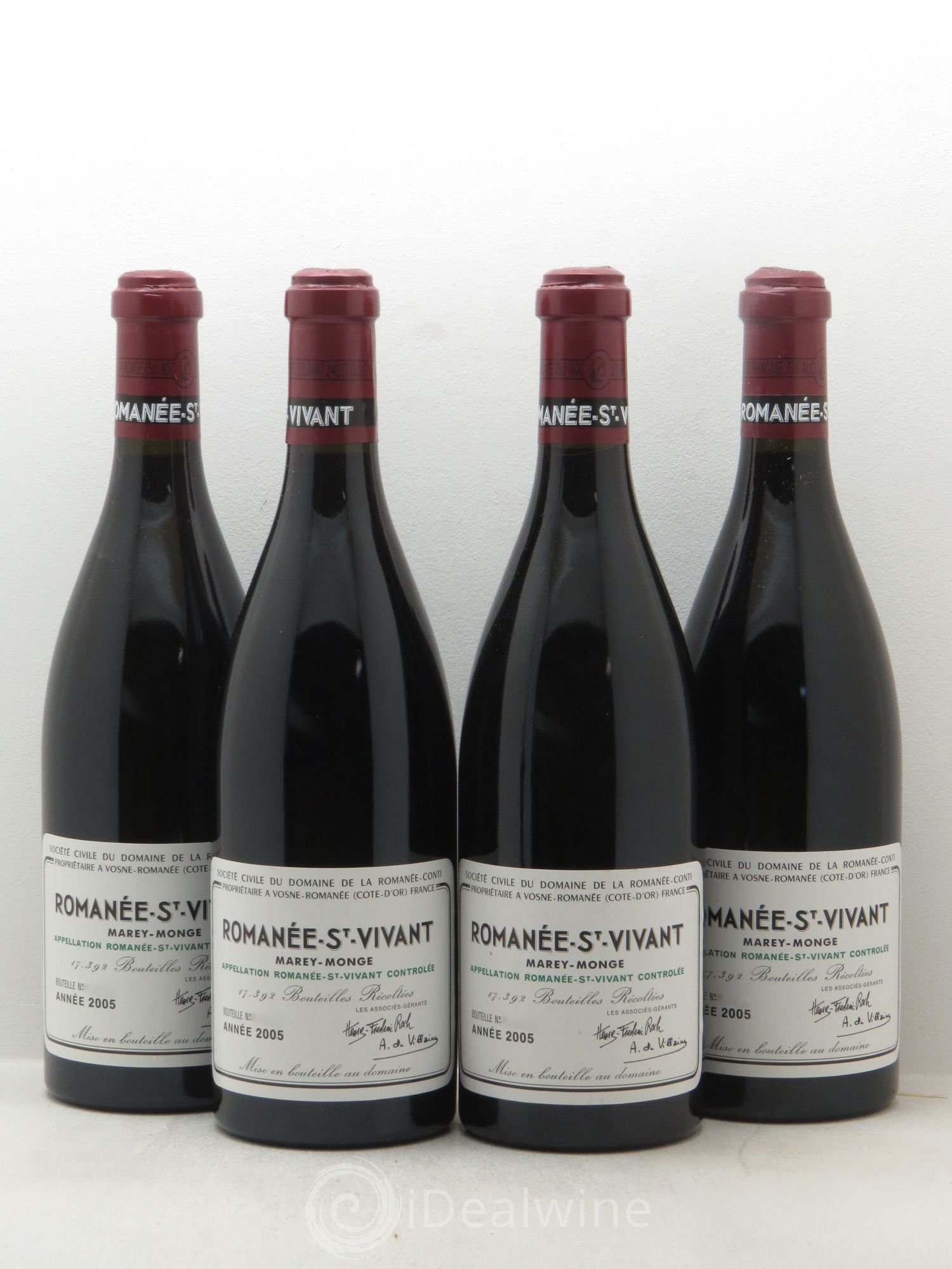 Romanée-Saint-Vivant Grand Cru Domaine de la Romanée-Conti 2005 - Lot de 4 bouteilles - 0