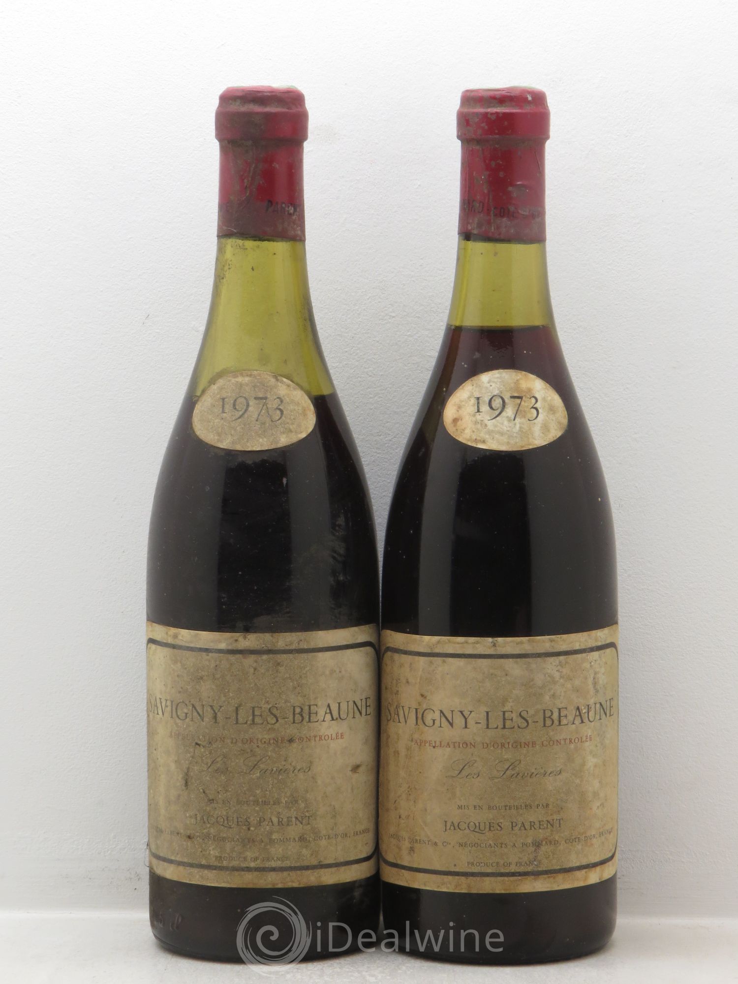 Savigny-lès-Beaune Les Lavières J.Parent 1973 - Posten von 2 Flaschen - 0