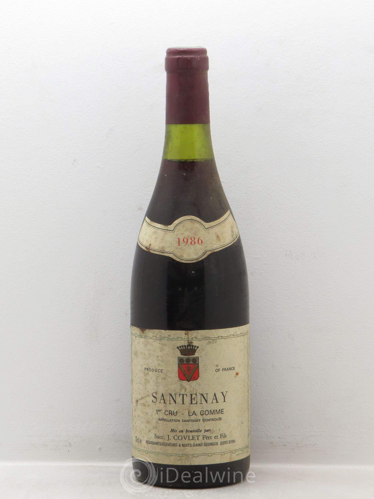 Santenay 1er Cru J.Colvet 1986 - Lot de 1 bouteille - 0