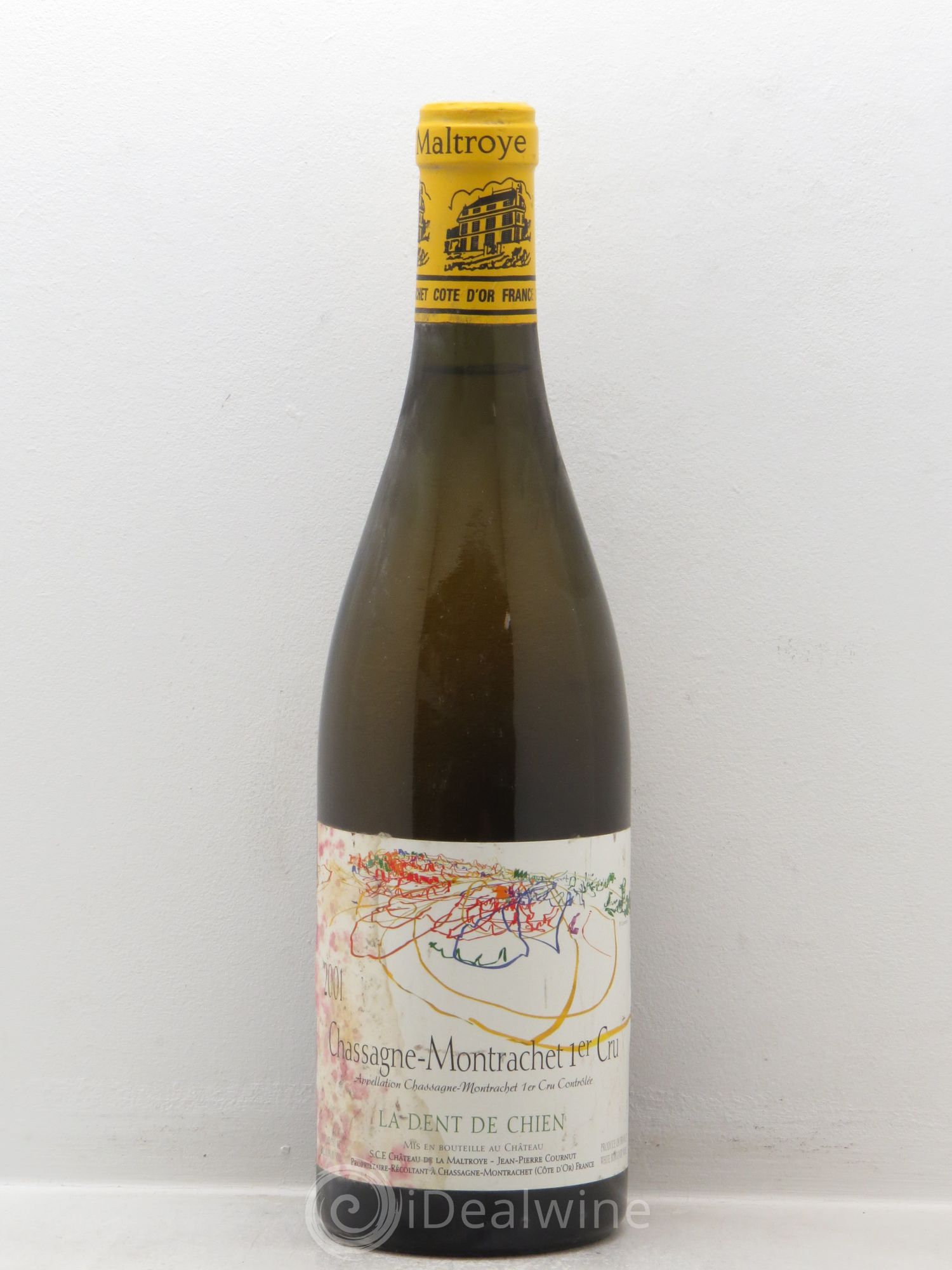 Chassagne-Montrachet 1er Cru "Dent de Chien" 2001 - Posten von 6 Flaschen - 0