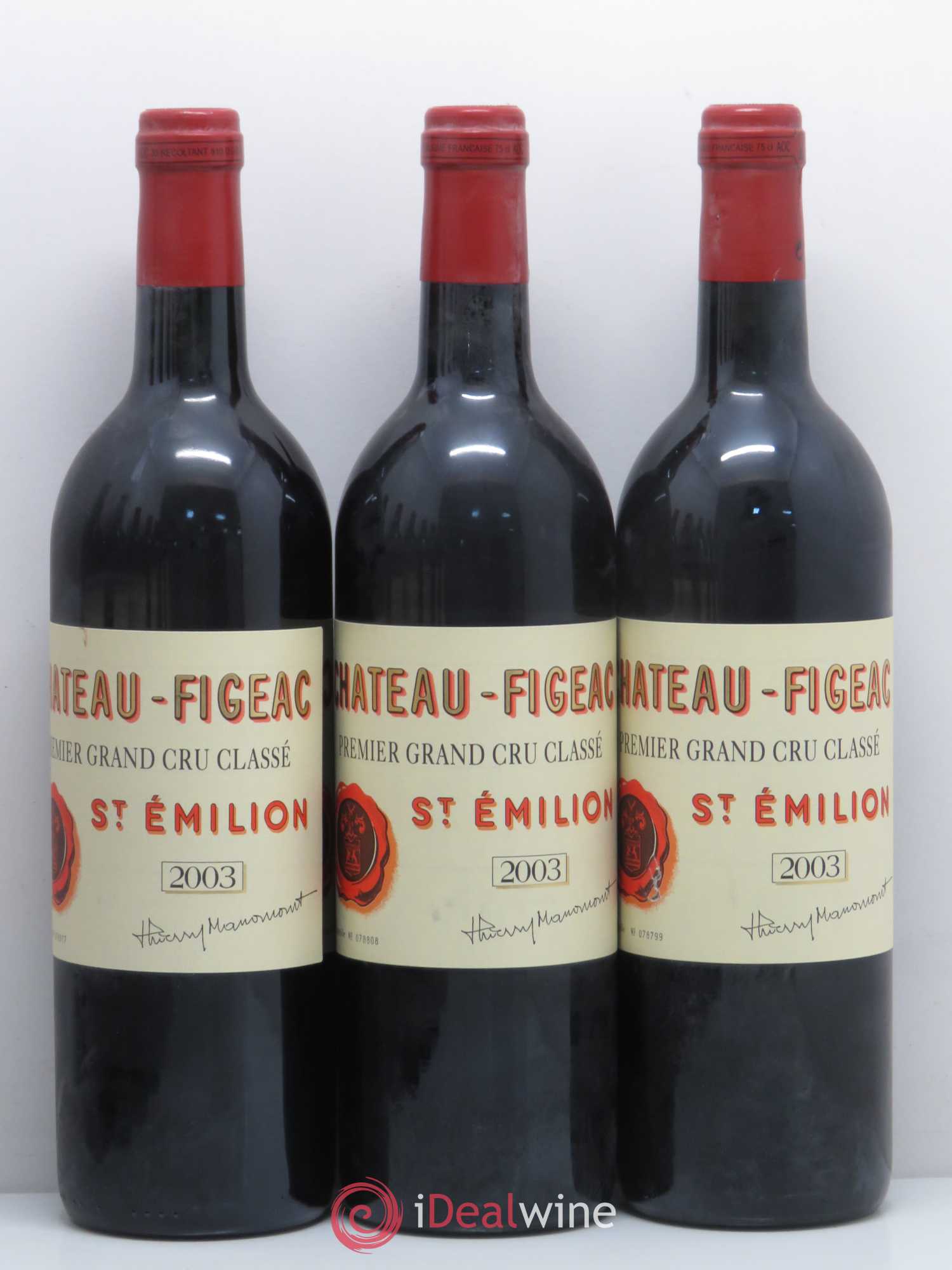 Château Figeac 1er Grand Cru Classé A 2003 - Lot de 12 bouteilles - 2