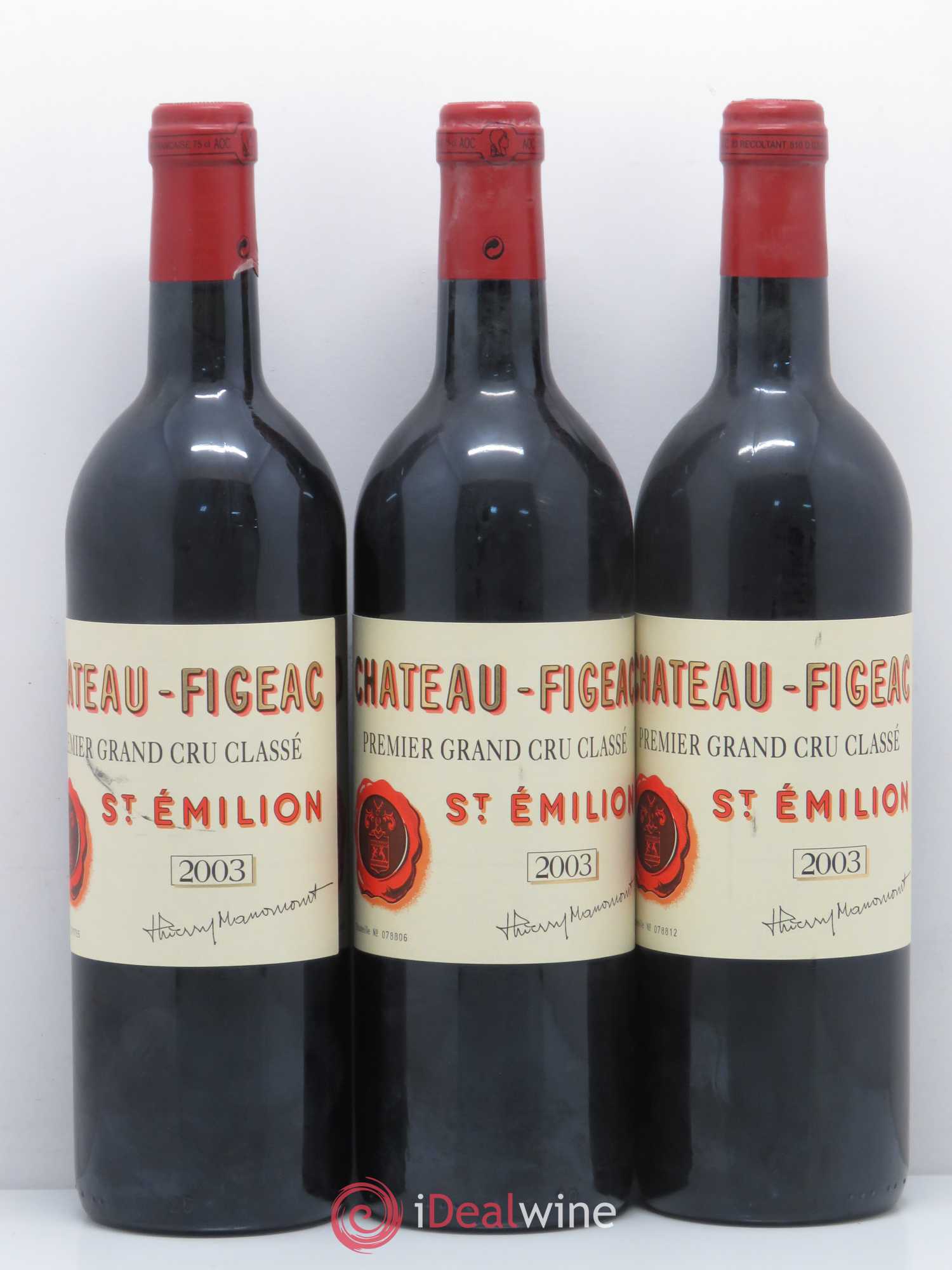 Château Figeac 1er Grand Cru Classé A 2003 - Lot de 12 bouteilles - 4