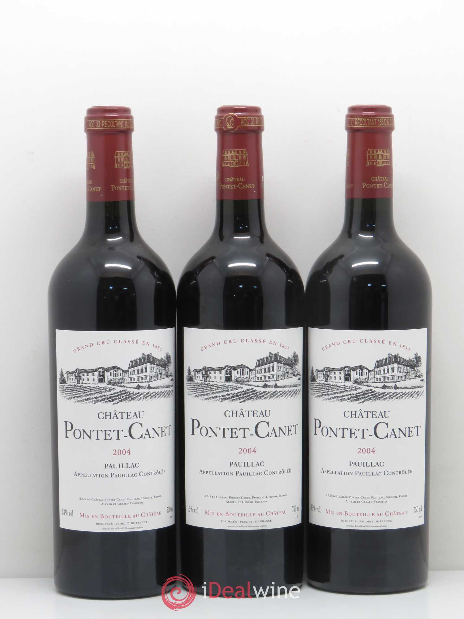 Château Pontet Canet 5ème Grand Cru Classé 2004 - Lot de 12 bouteilles - 4