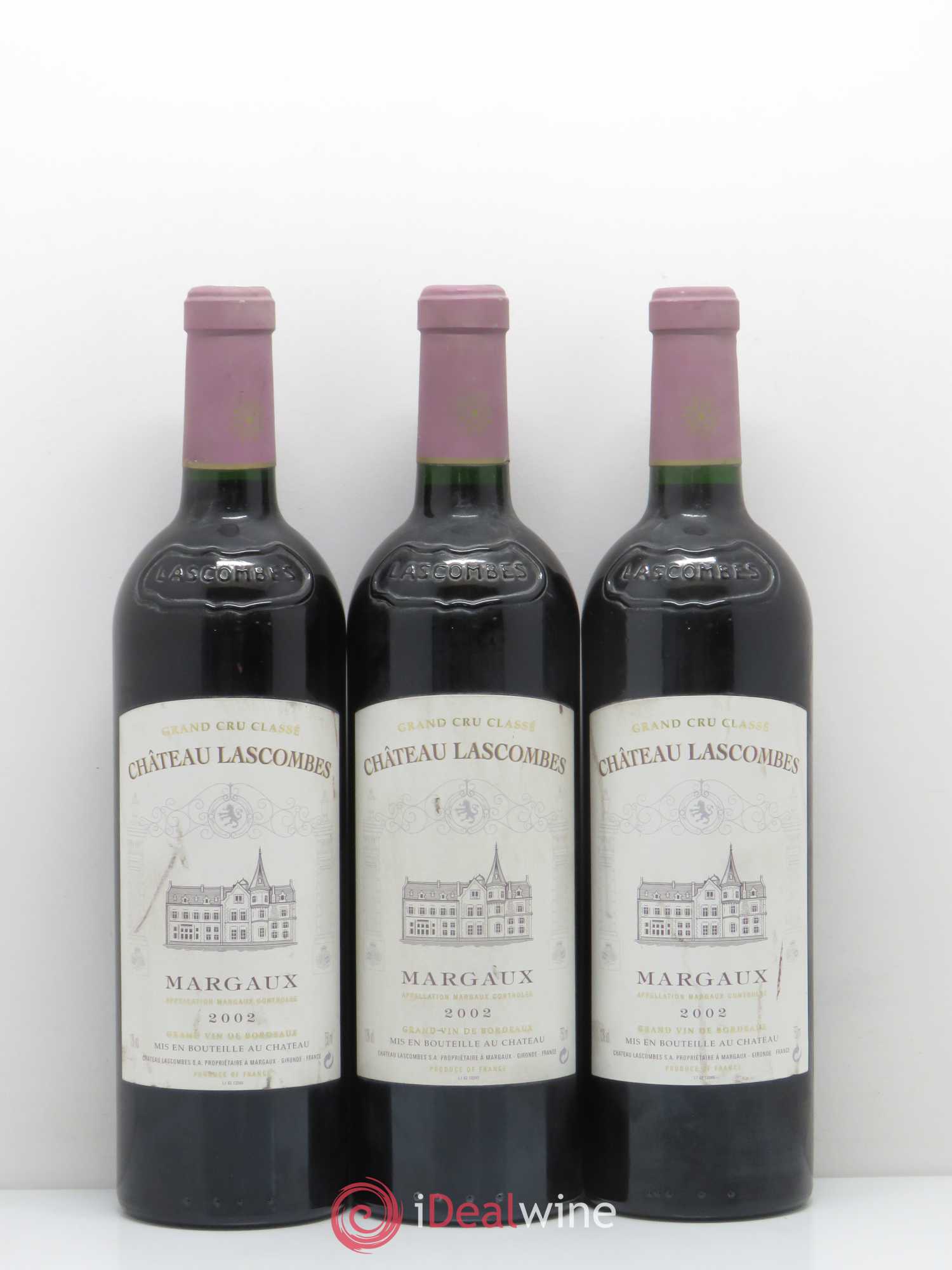 Château Lascombes 2ème Grand Cru Classé 2002 - Lot de 6 bouteilles - 2