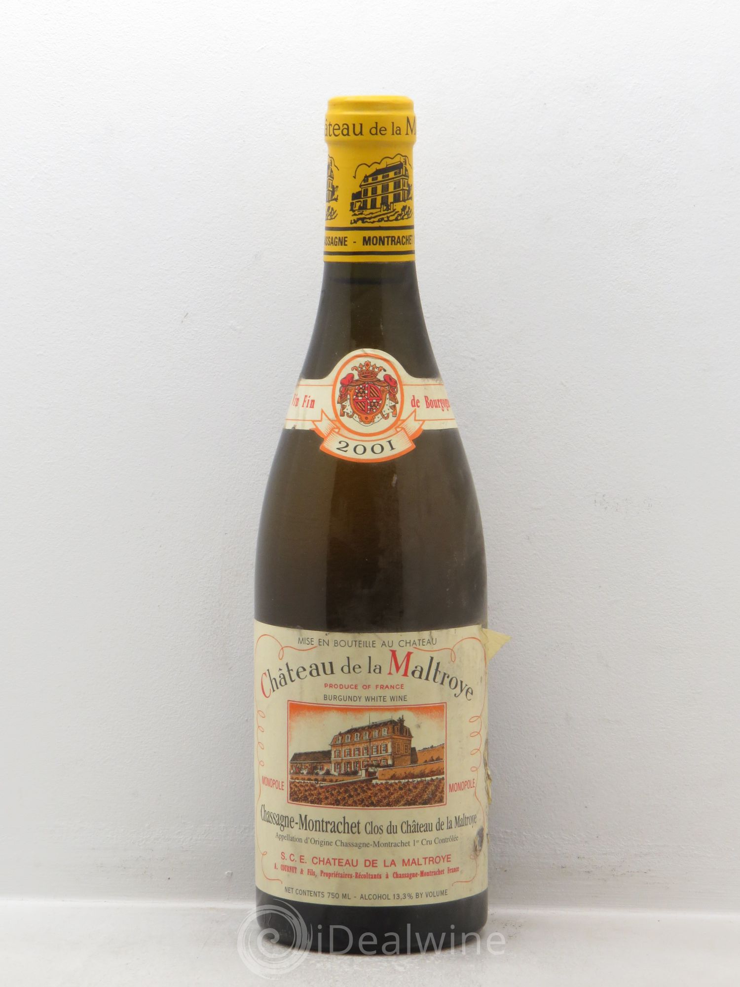 Chassagne-Montrachet 1er Cru Clos du Château de la Maltroye (sans prix de réserve-no reserve) 2001 - Posten von 6 Flaschen - 0
