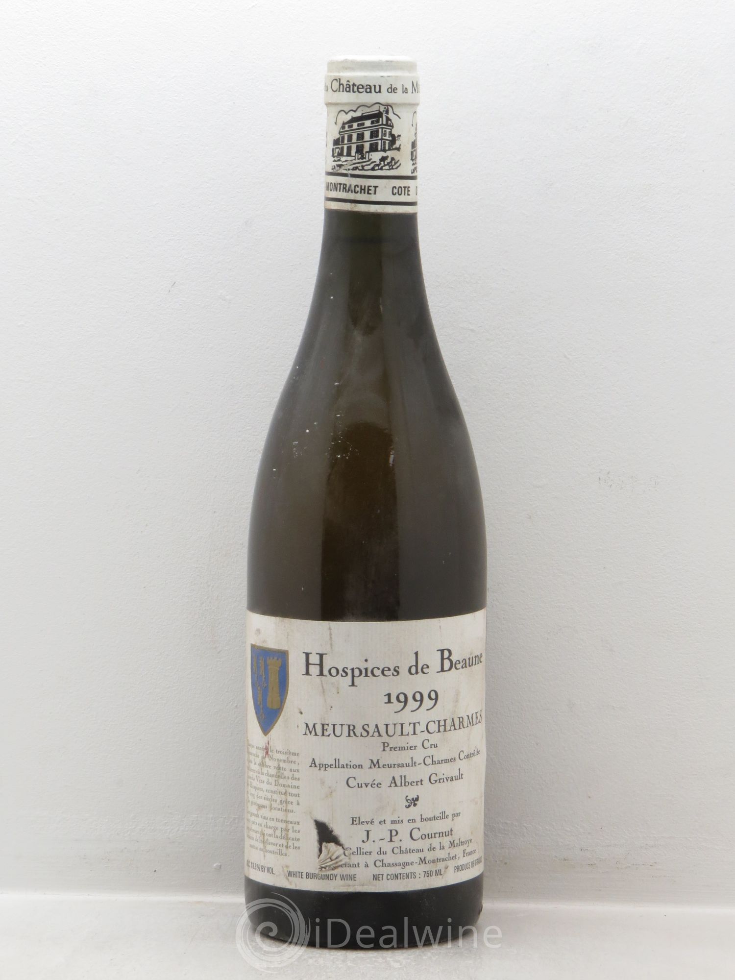 Meursault 1er Cru Cuvée Albert Grivault 1999 - Posten von 6 Flaschen - 0