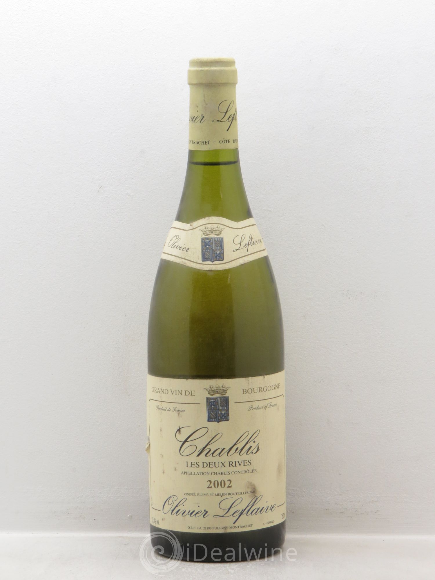 Chablis les 2 Rives Olivier Leflaive 2002 - Posten von 1 Flasche - 0