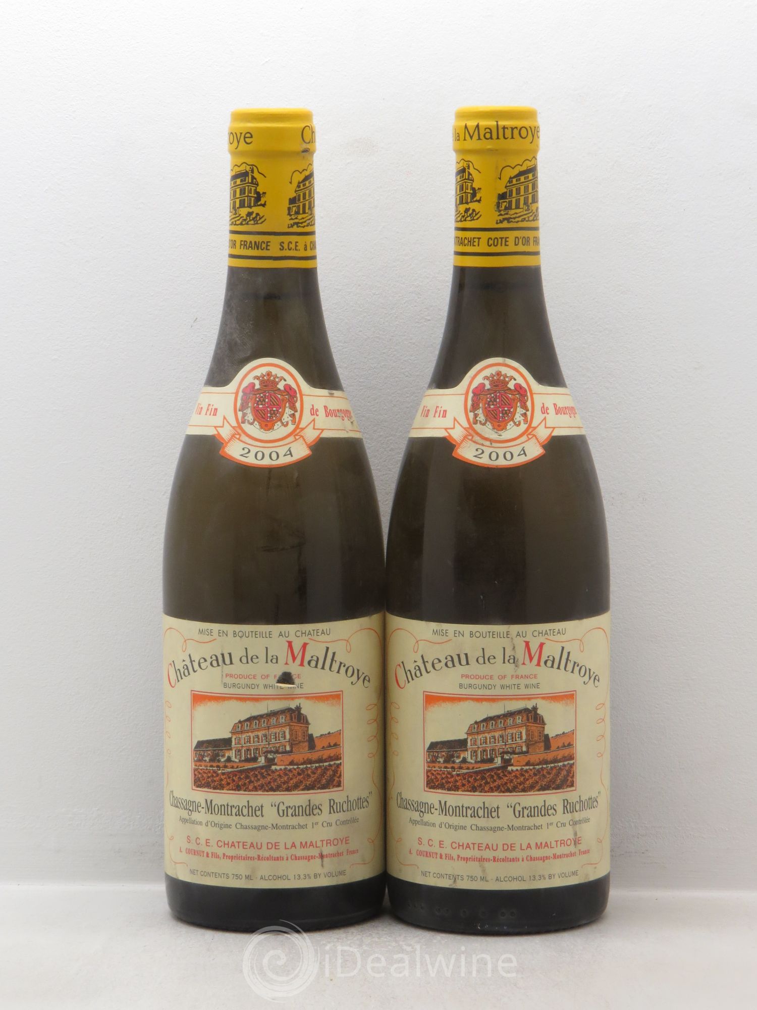 Chassagne-Montrachet 1er Cru 2004 - Lot de 2 bouteilles - 0