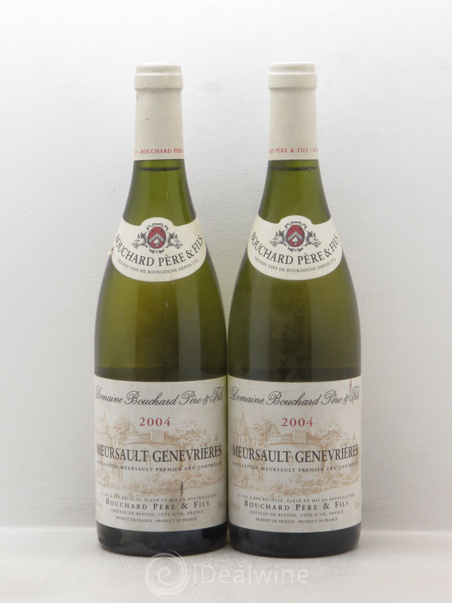 Meursault 1er Cru Genevrières Bouchard Père & Fils 2004 - Lot de 2 bouteilles - 0