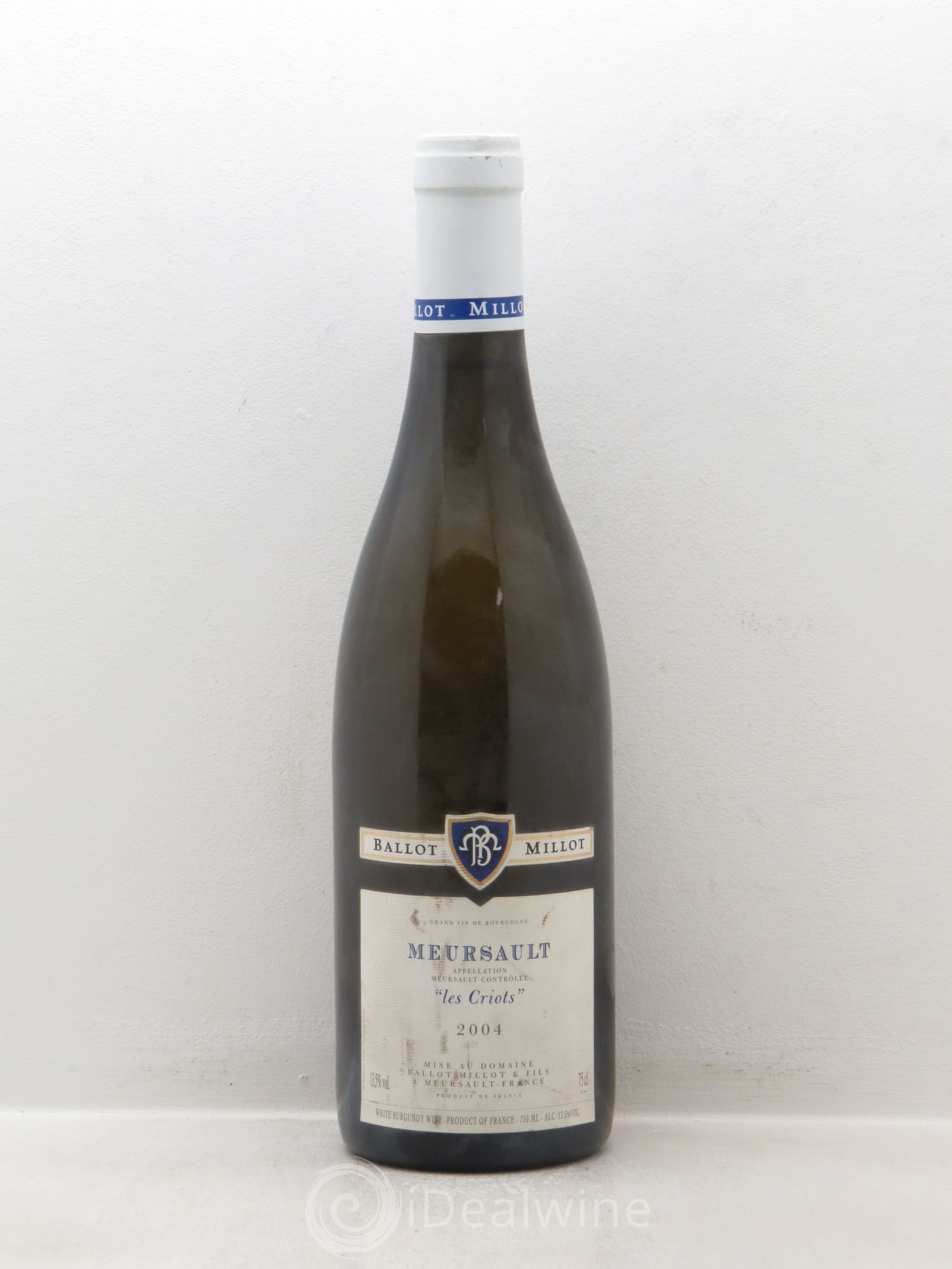 Meursault "les Criots" Ballot Millot 2004 - Posten von 6 Flaschen - 0