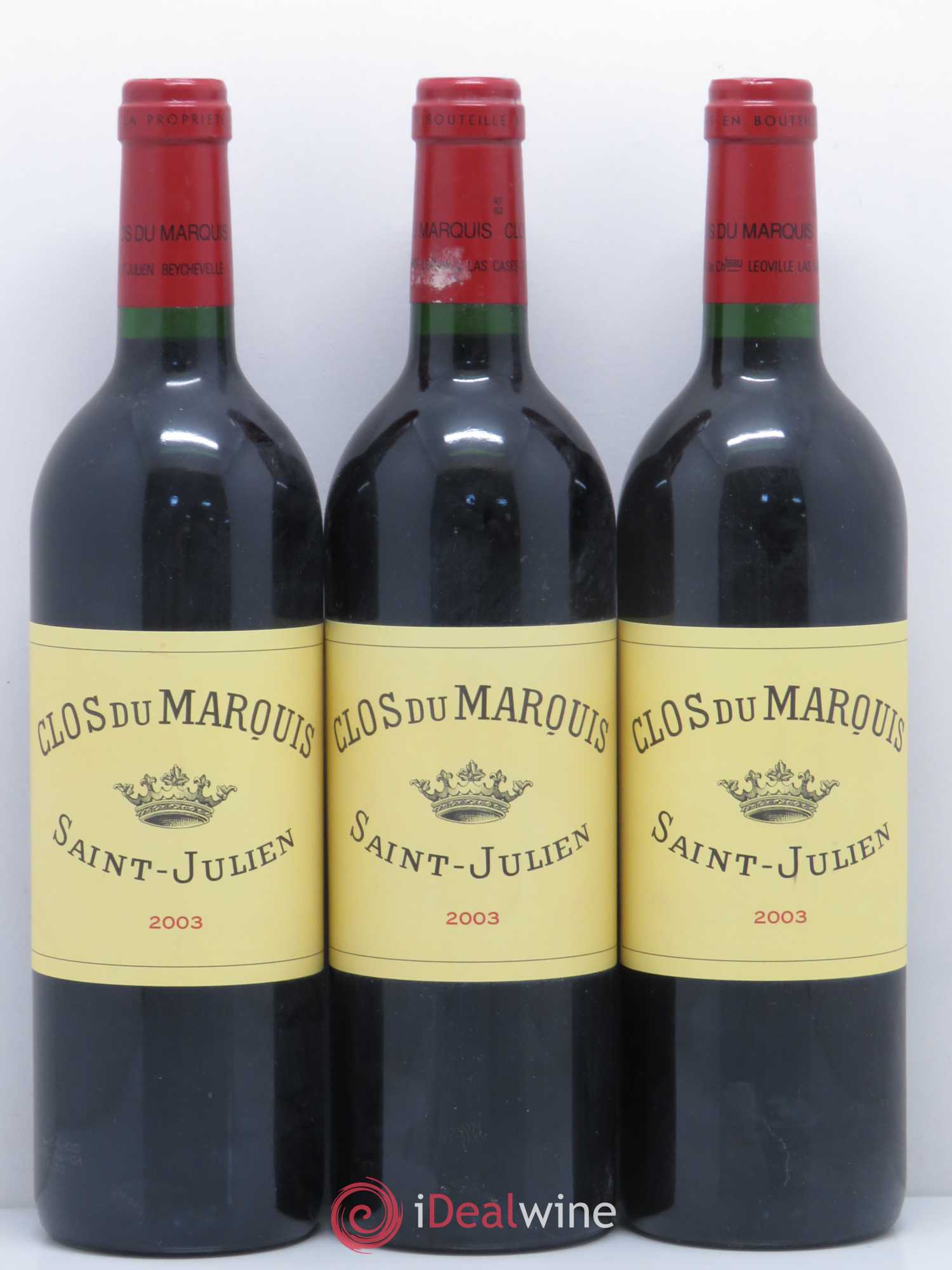 Clos du Marquis 2003 - Lot de 12 bouteilles - 1