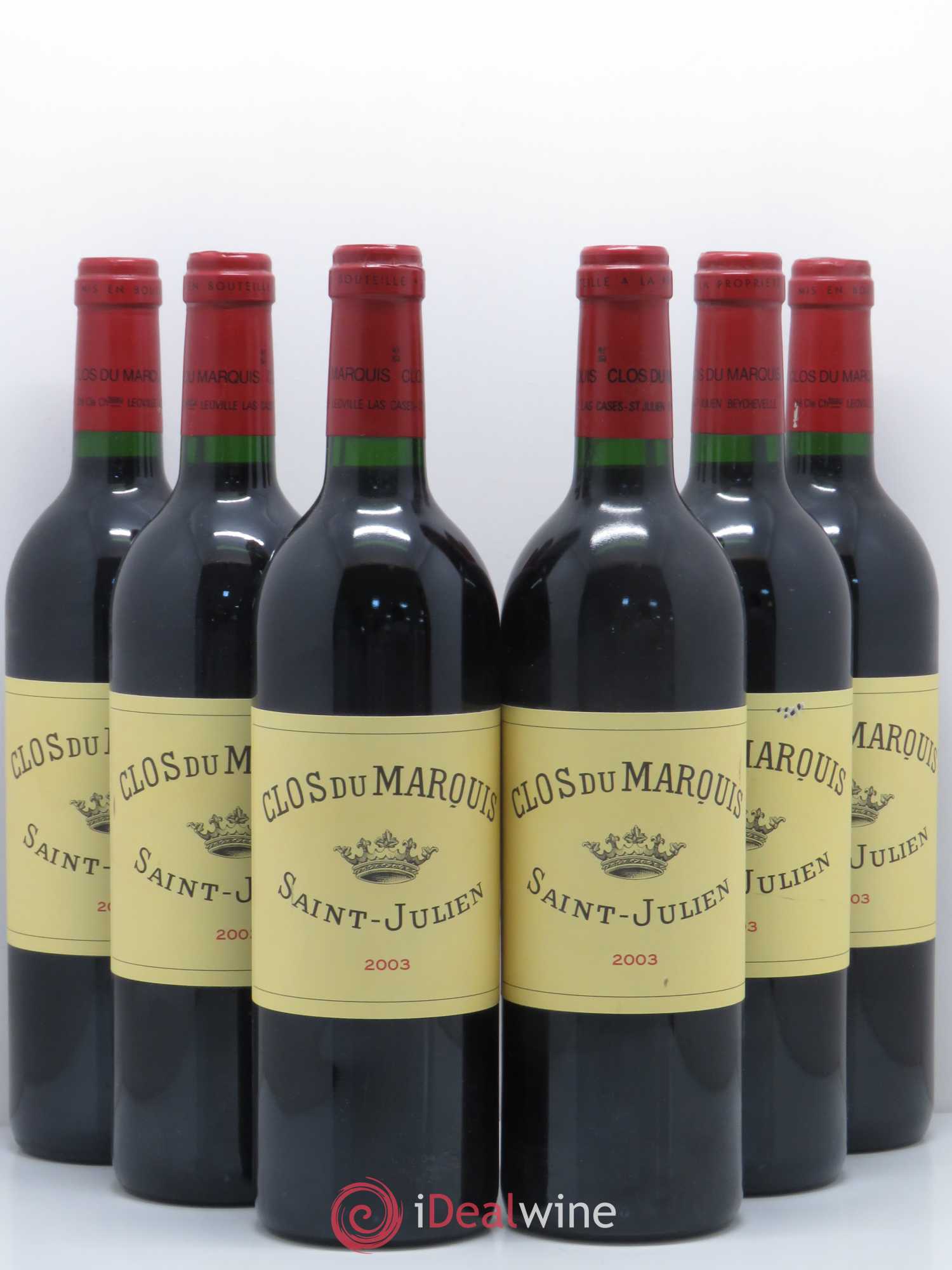 Clos du Marquis 2003 - Lot de 6 bouteilles - 0